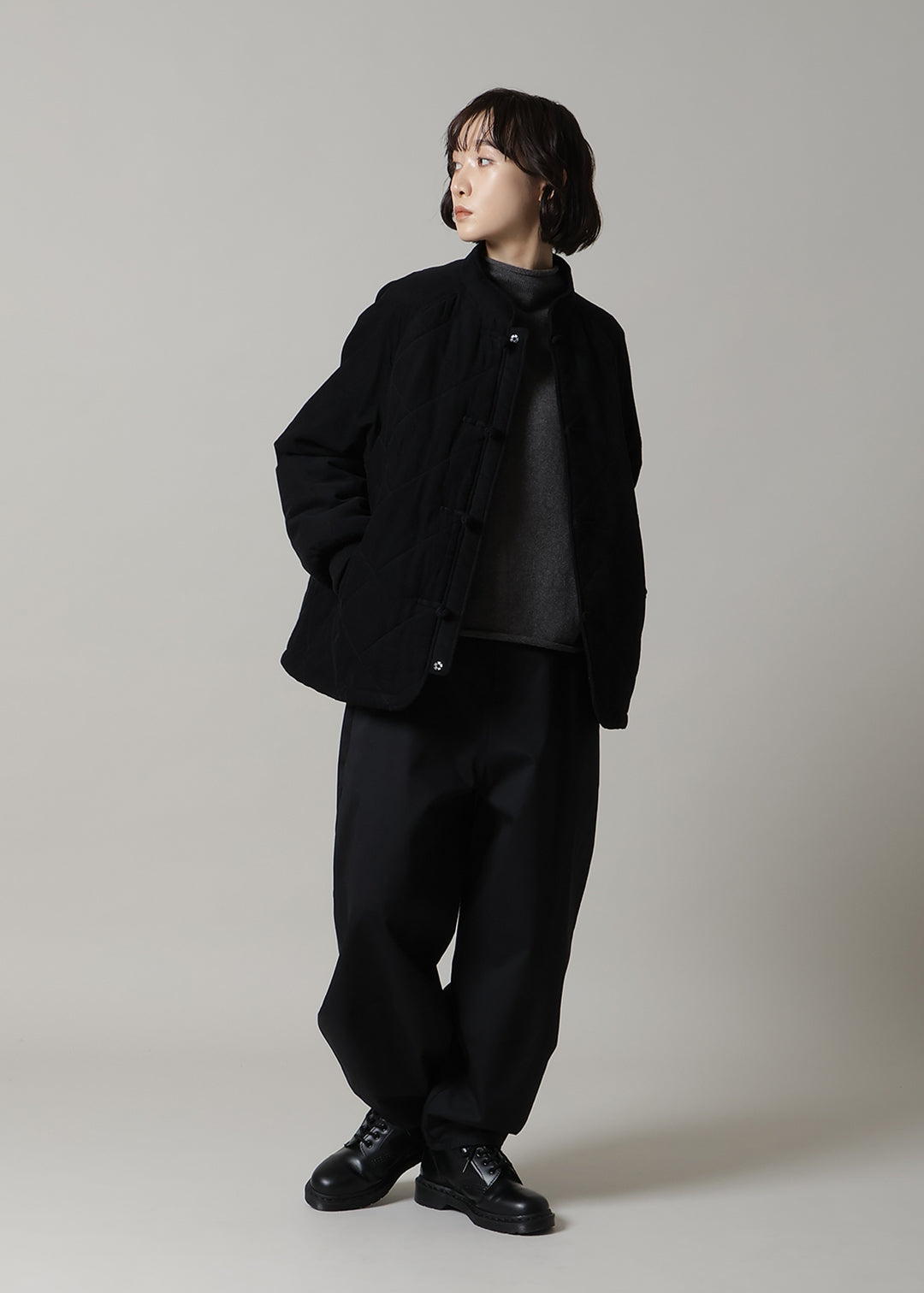 Xing Quilted China Blouson Corduroy