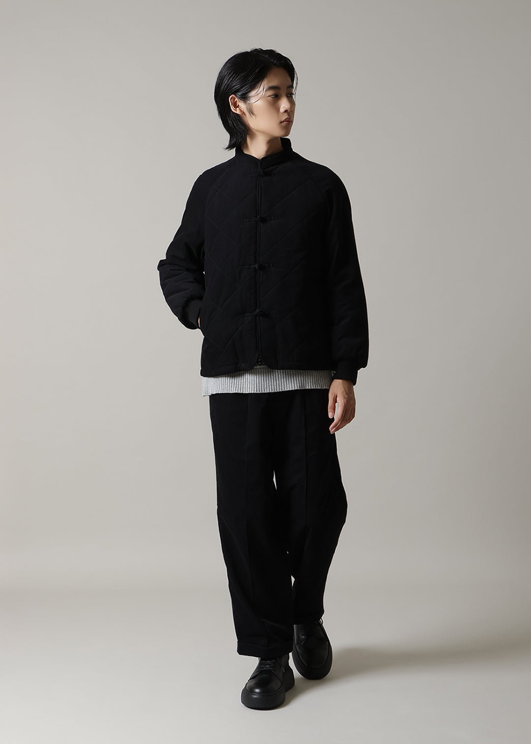 Xing Quilted China Blouson Corduroy