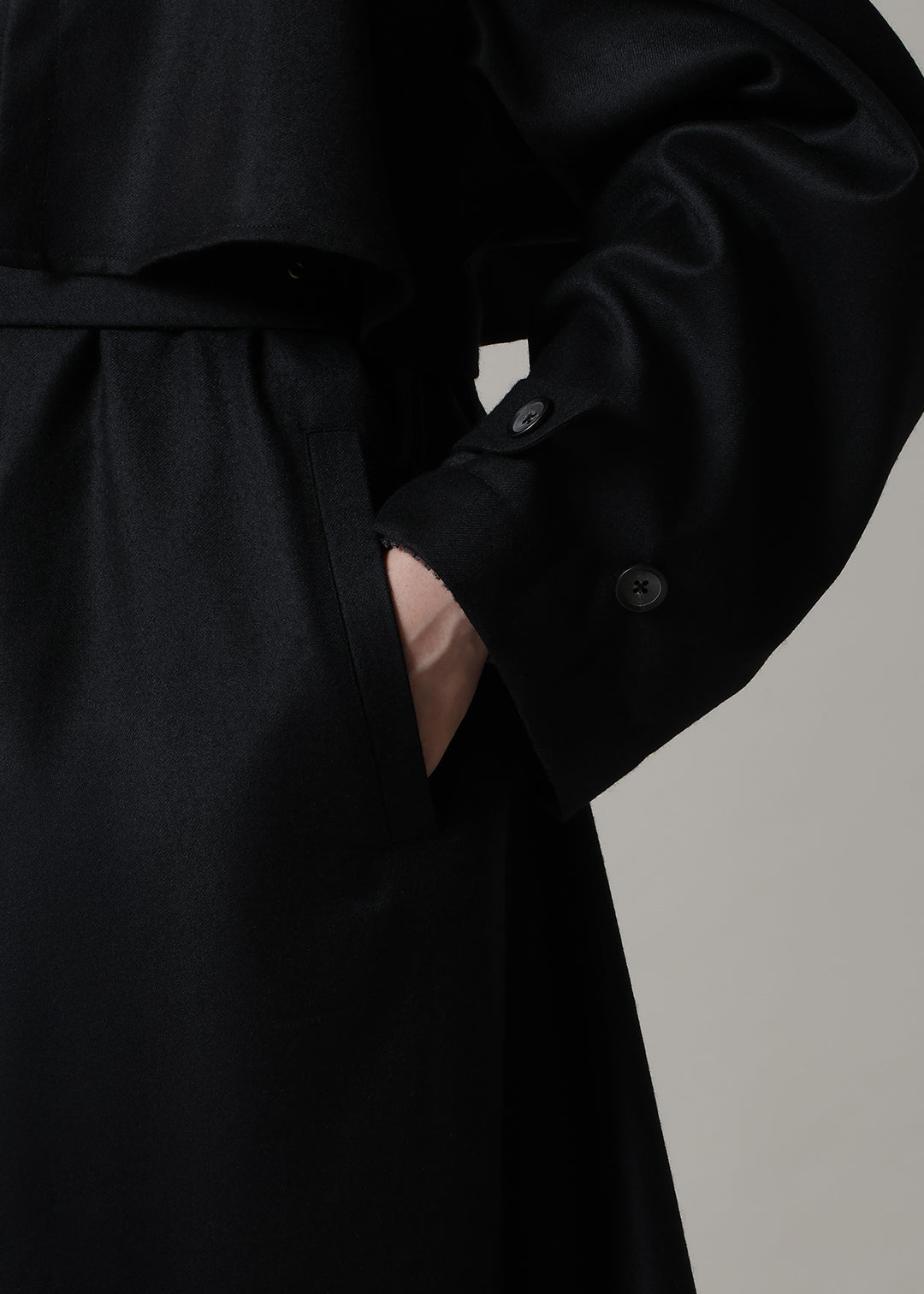 Kaname Flap Tranch Coat Ornello