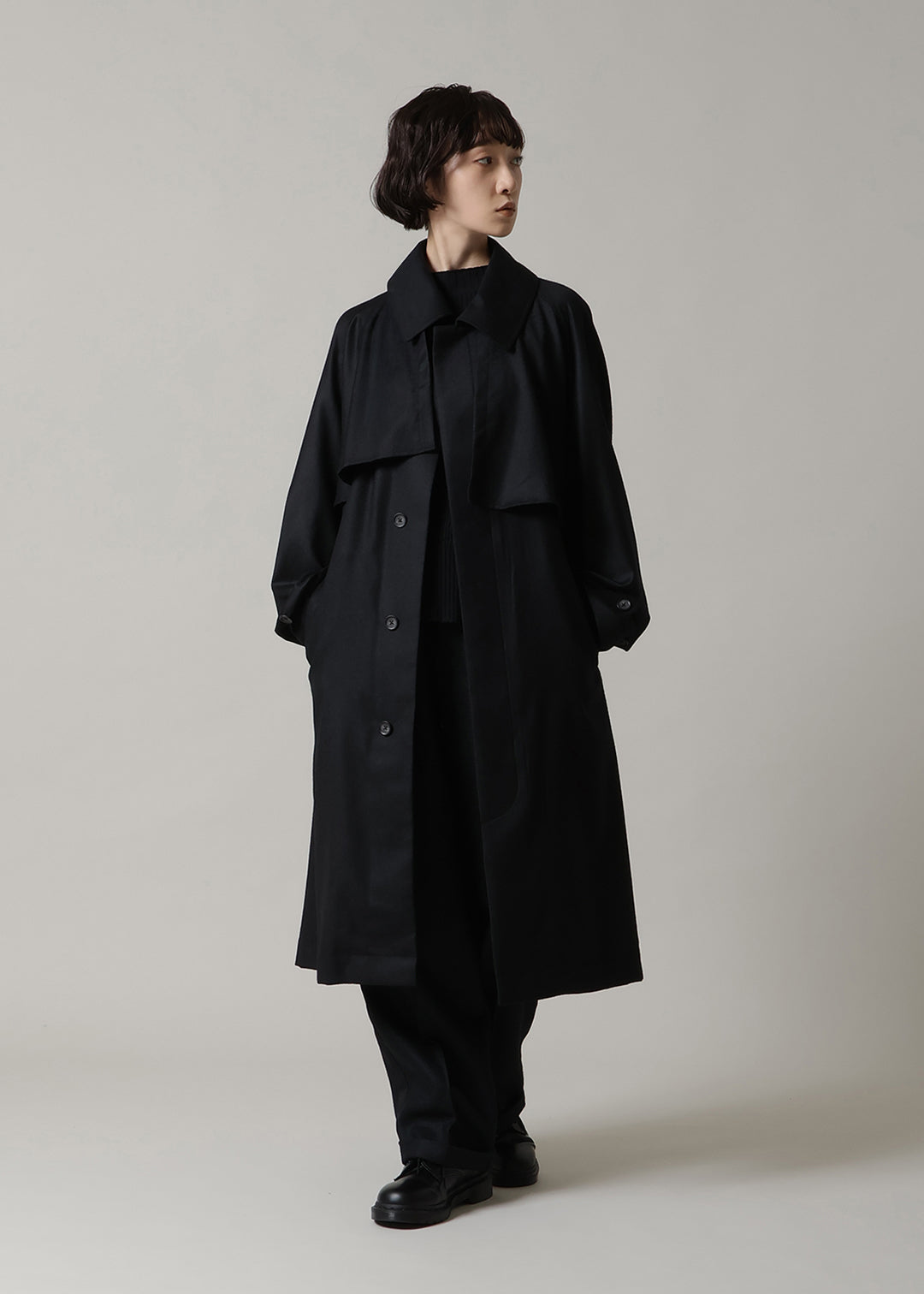 Kaname Flap Tranch Coat Ornello