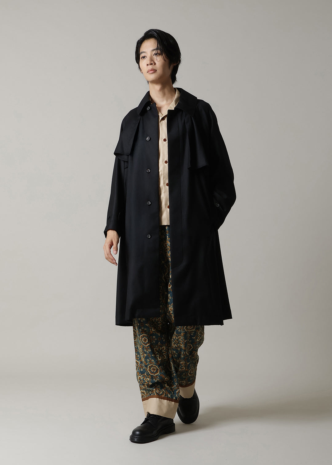 Kaname Flap Tranch Coat Ornello