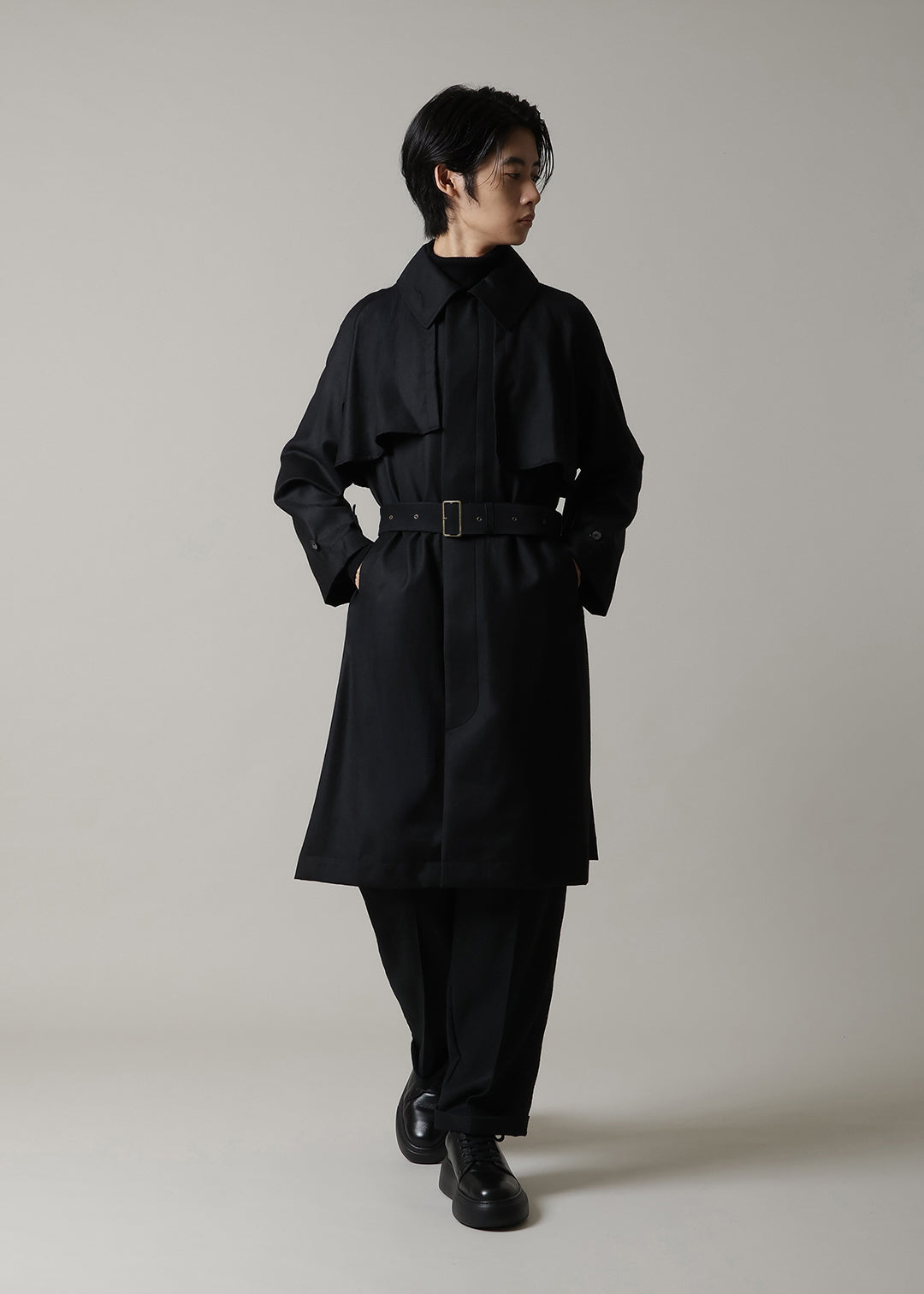 Kaname Flap Tranch Coat Ornello