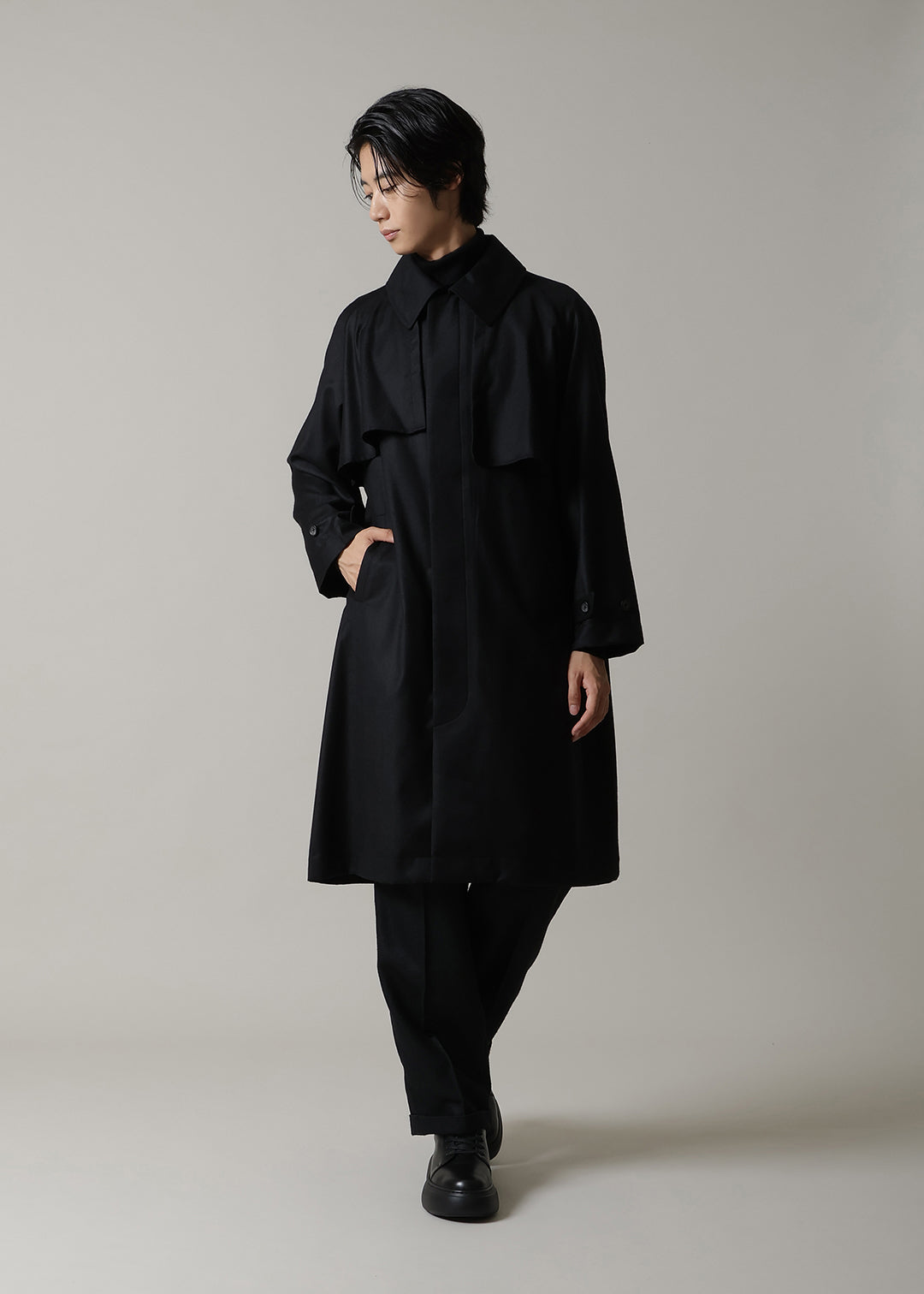 Kaname Flap Tranch Coat Ornello