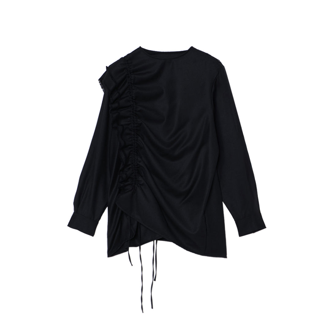 Rhythm Gather Frill Shirt Ornello