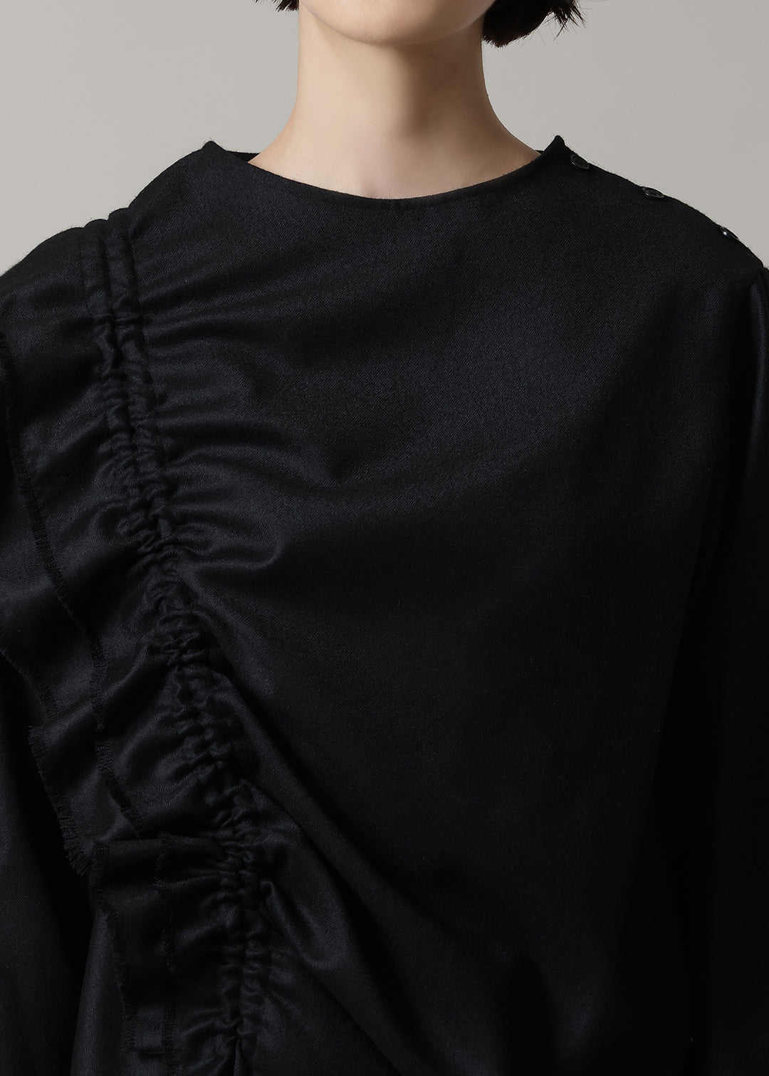 Rhythm Gather Frill Shirt Ornello