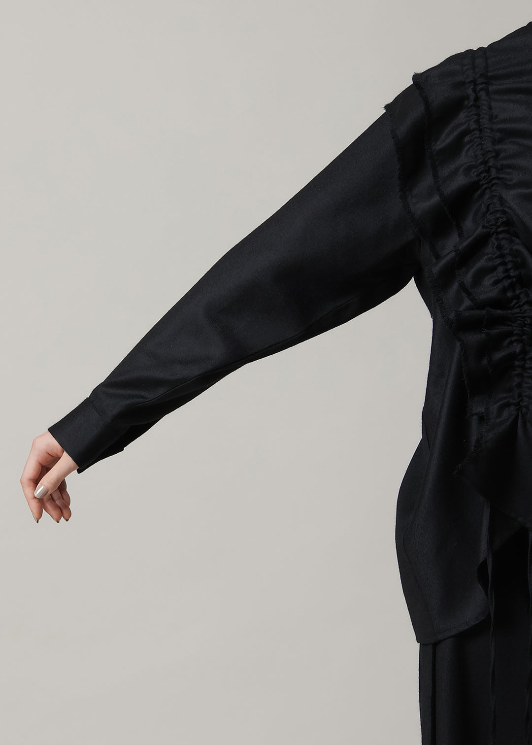 Rhythm Gather Frill Shirt Ornello