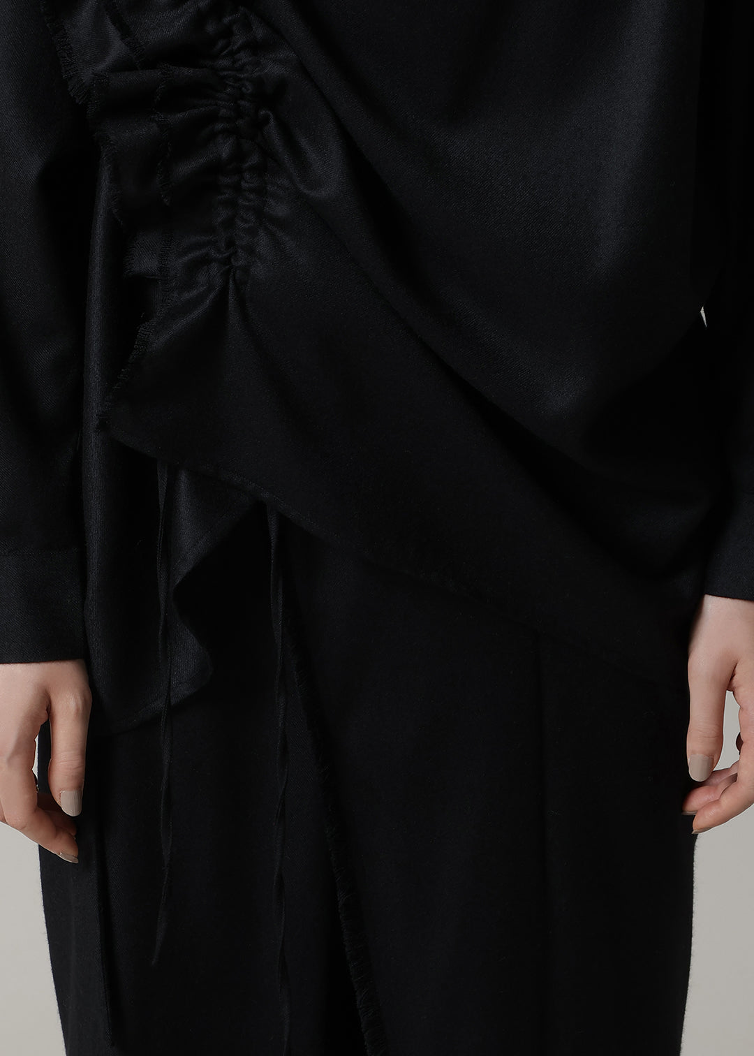 Rhythm Gather Frill Shirt Ornello