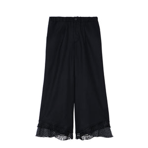 ユラギ ヘムフリンジパンツ オルネロ