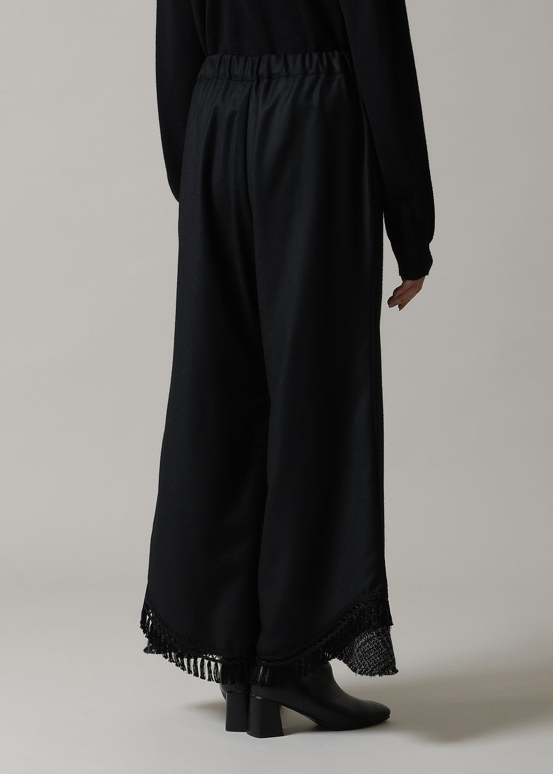 Yuragi Hem Fringe Pants Ornello