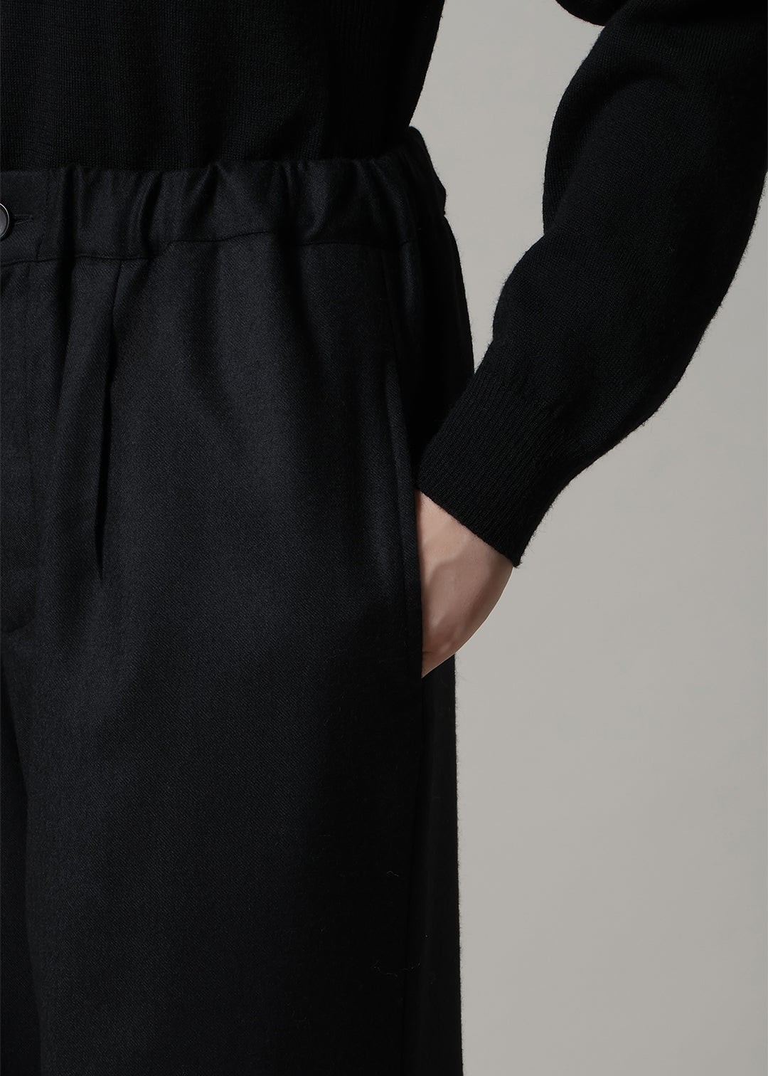 Yuragi Hem Fringe Pants Ornello