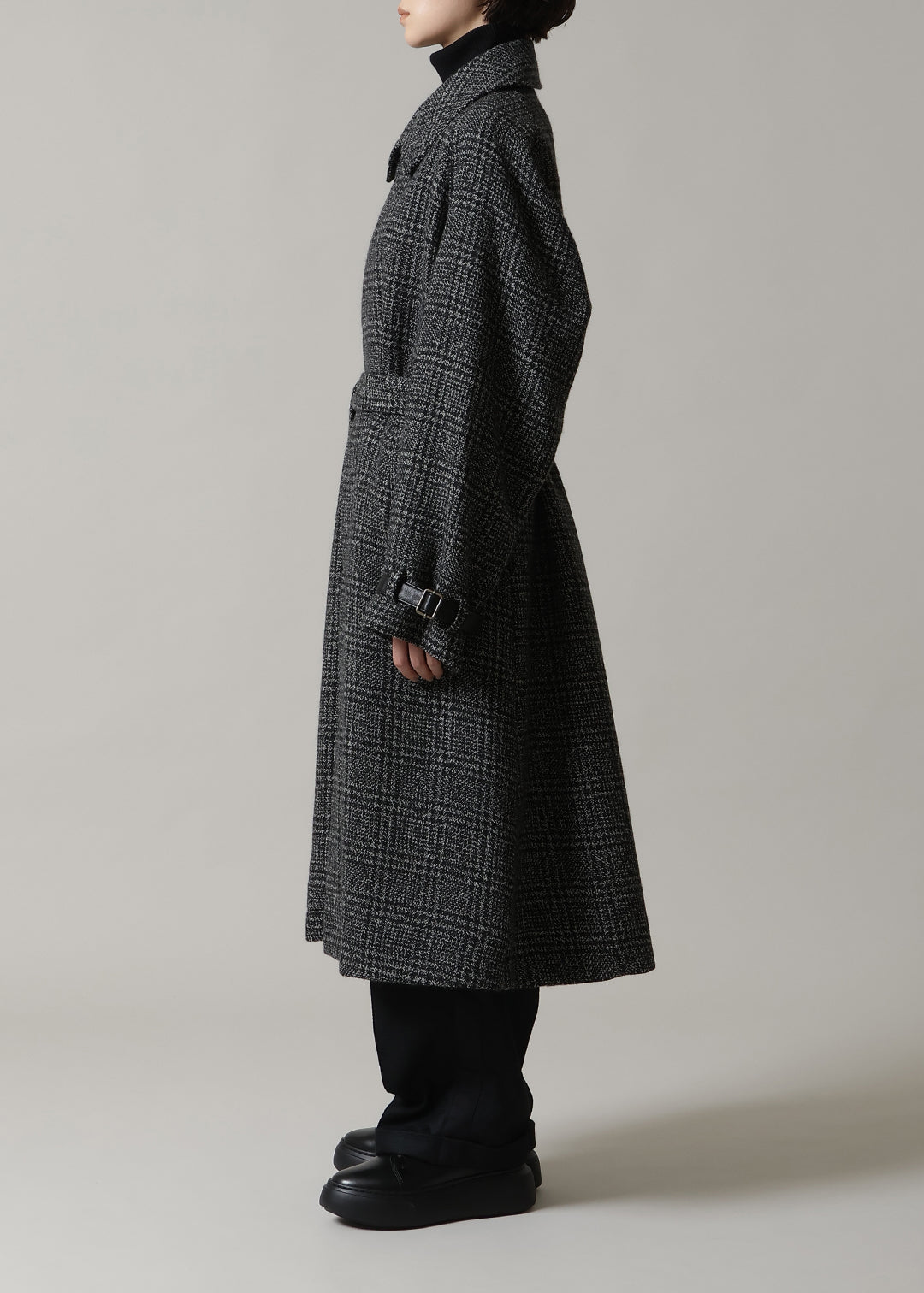 Kaname Trench Coat Modura check