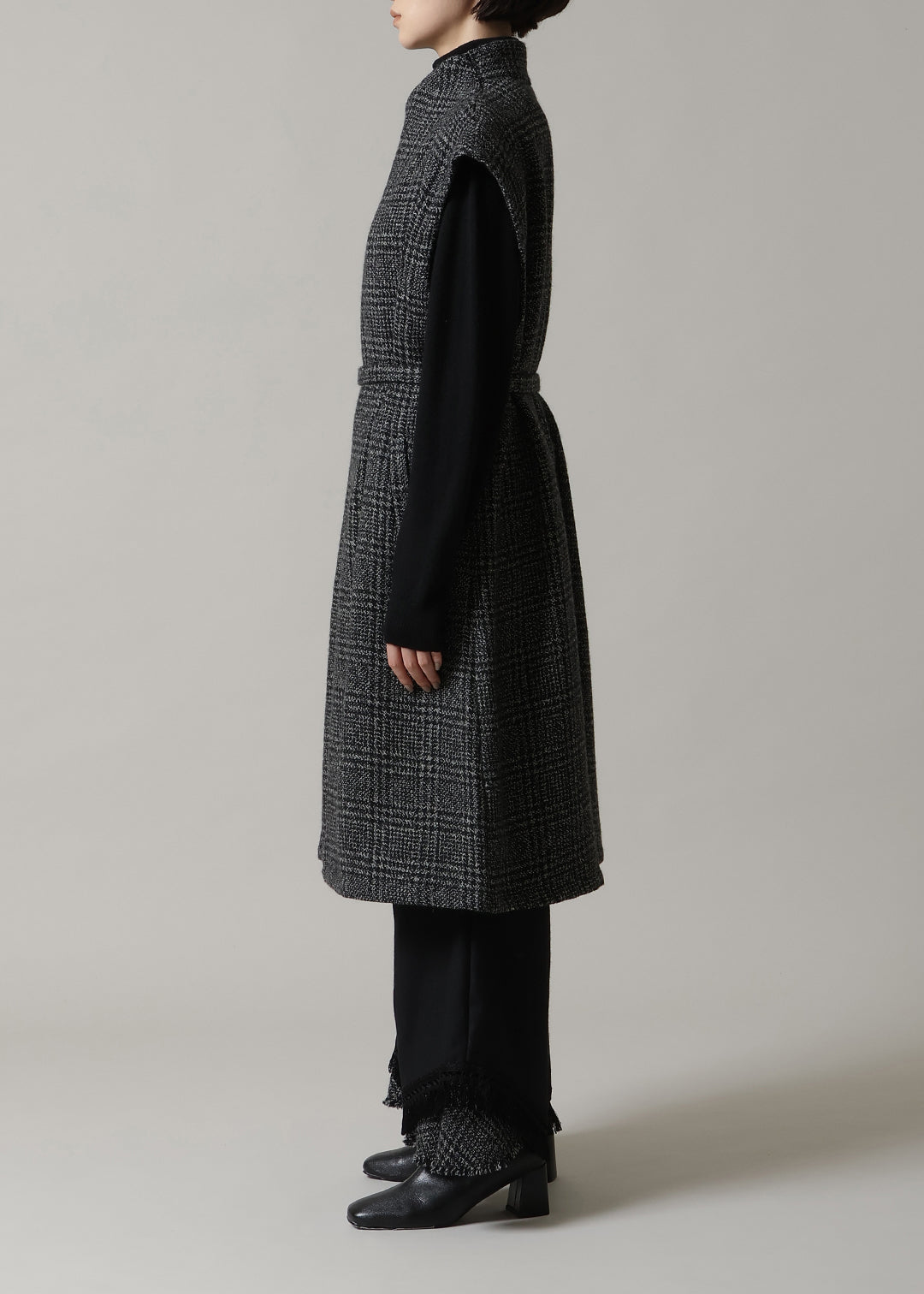 Yuragi Multi Gilet Modura check