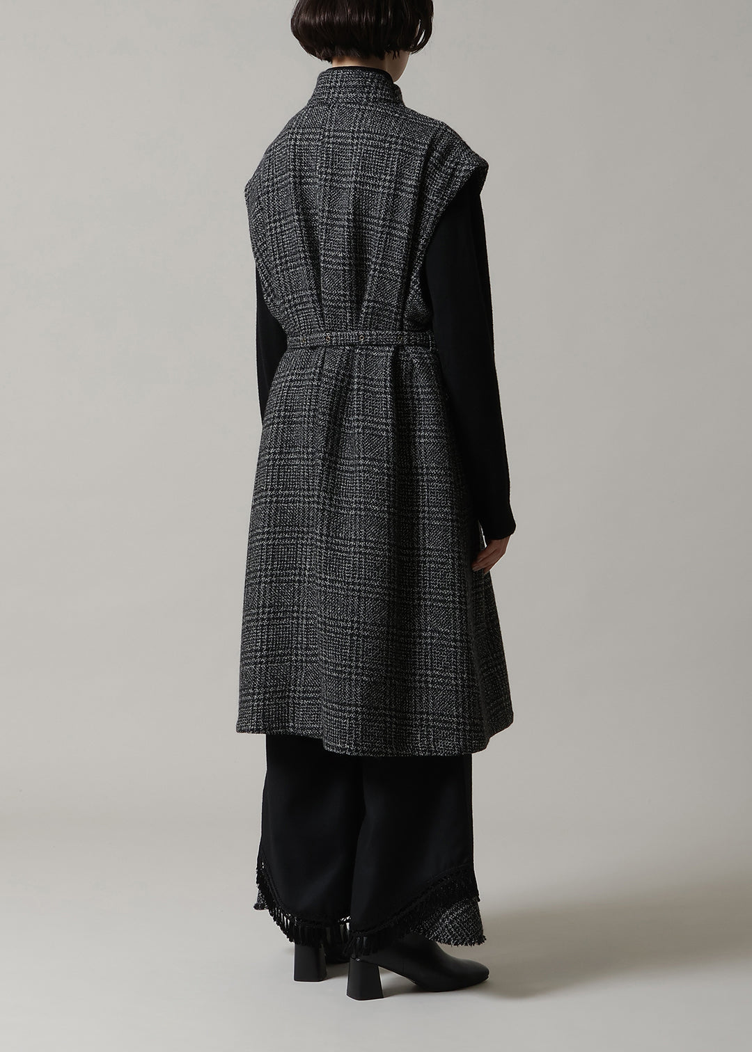 Yuragi Multi Gilet Modura check