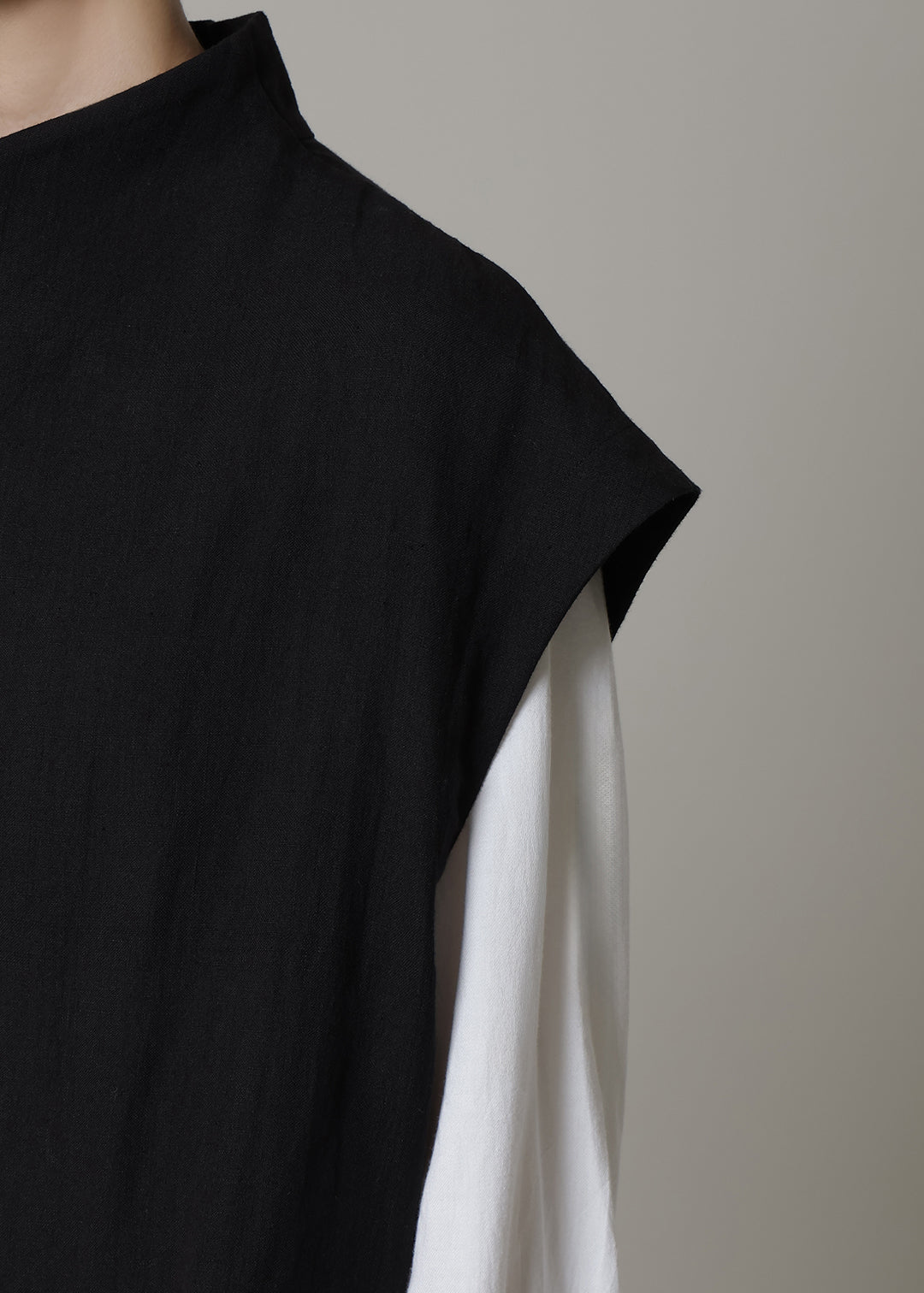 Yuragi Multi Gilet Linen Khadi