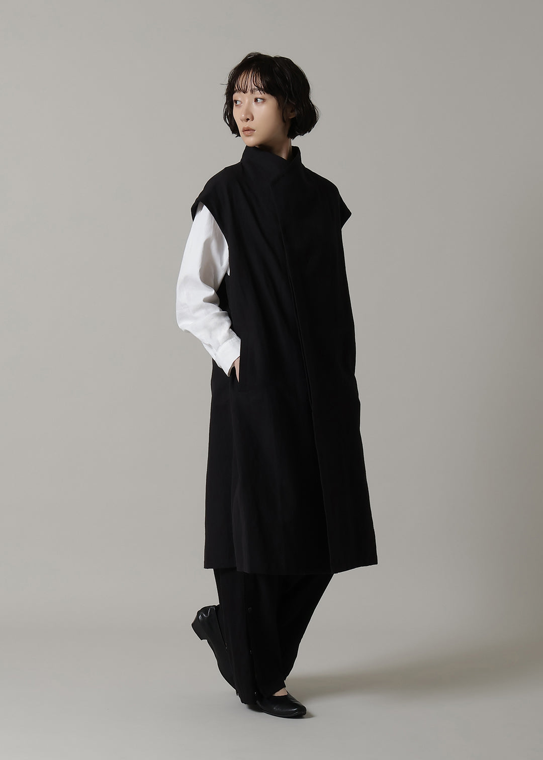 Yuragi Multi Gilet Linen Khadi