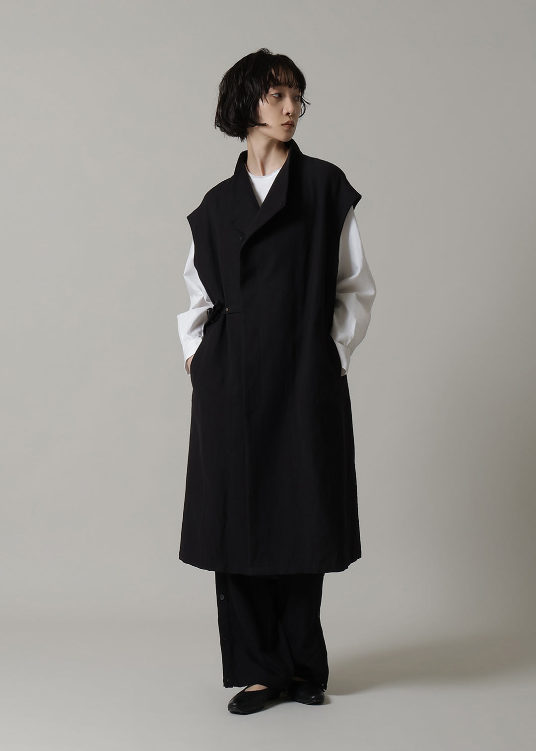 Yuragi Multi Gilet Linen Khadi