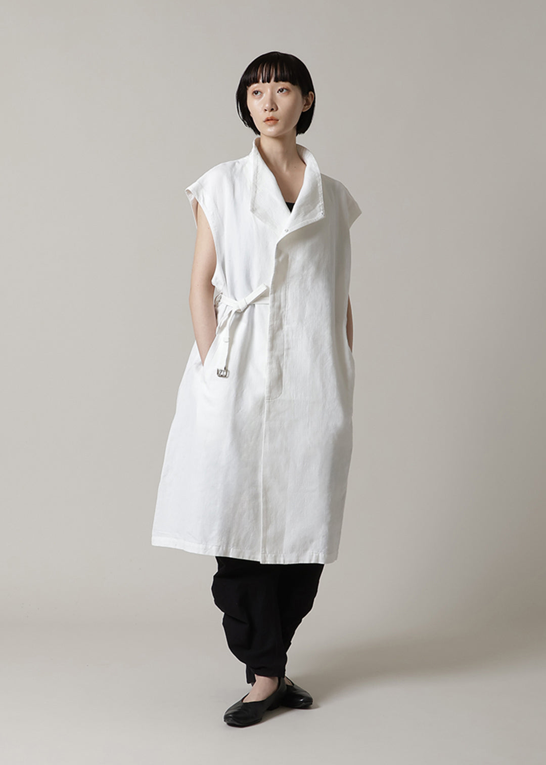 Yuragi Multi Gilet Linen Khadi