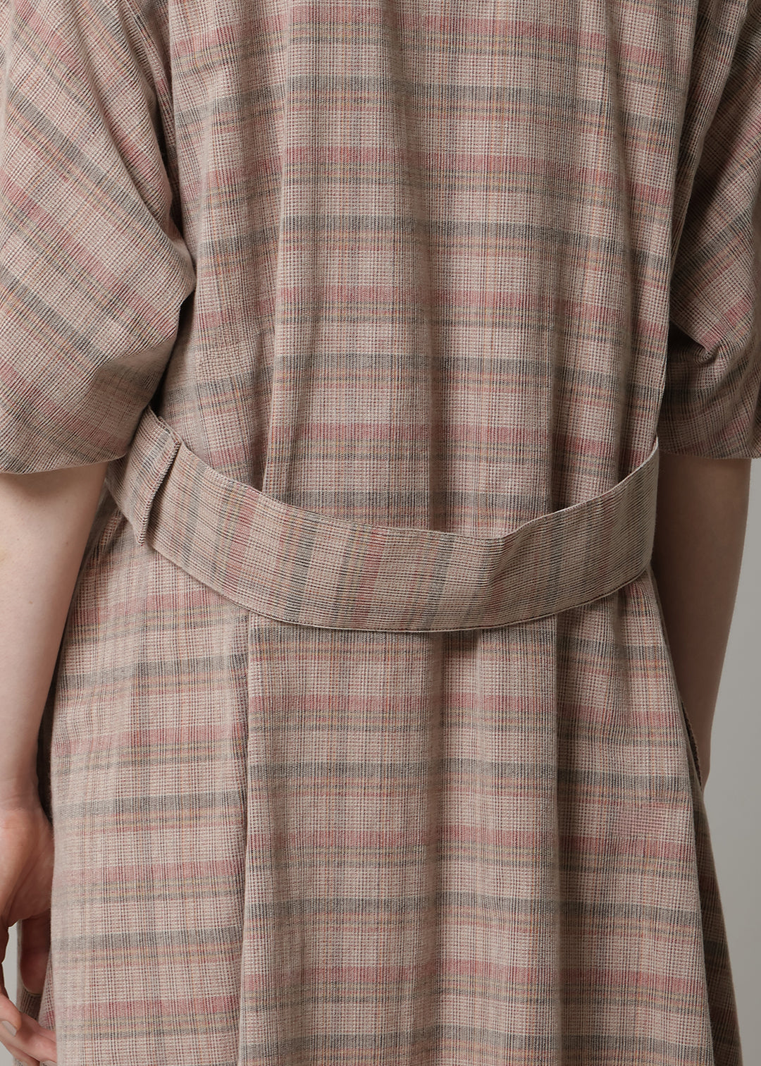 Xing Puff Sleeve One-piece Corduroy