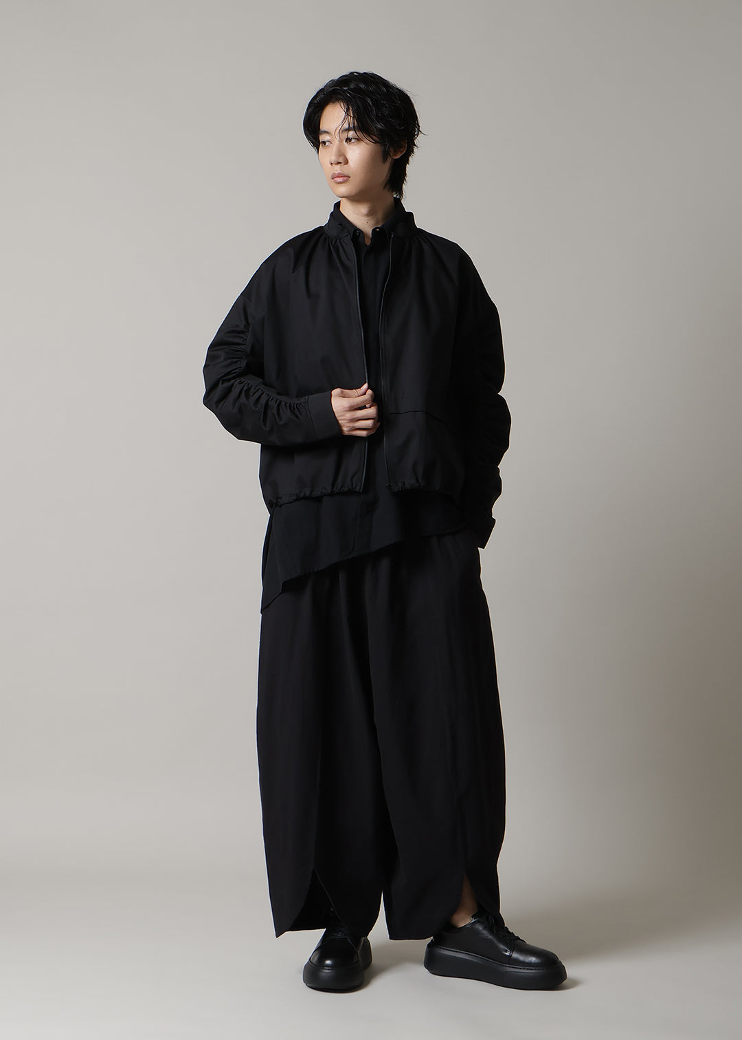 Rhythm Gathered Sleeve Jacket Chino