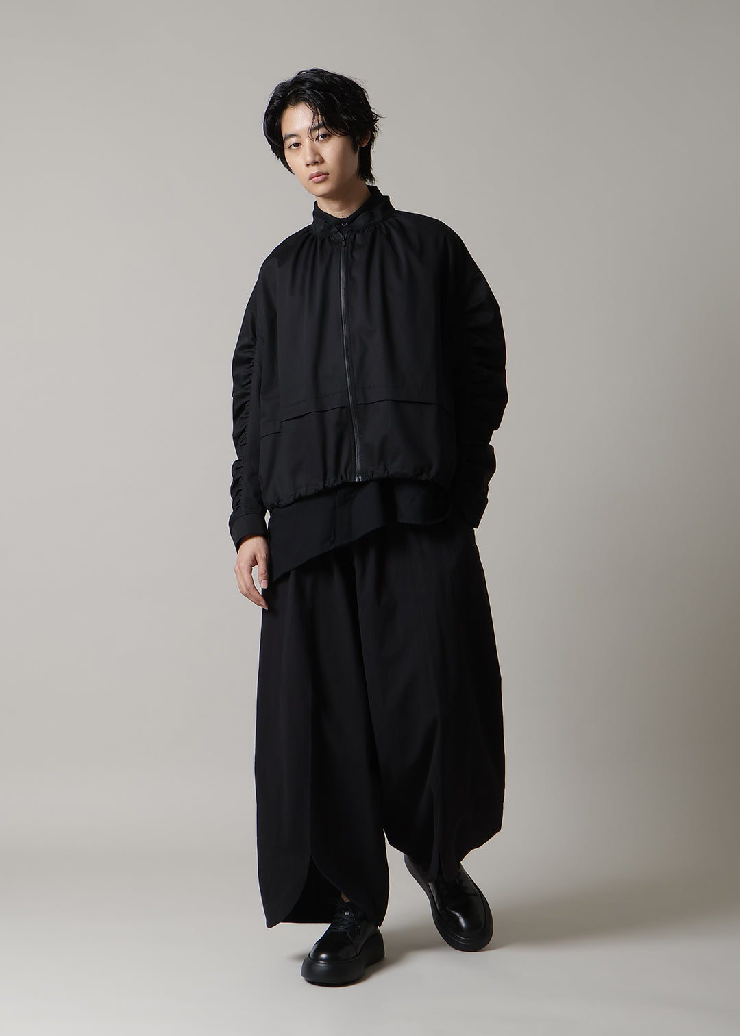 Rhythm Gathered Sleeve Jacket Chino
