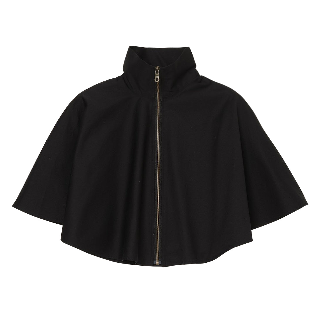 Sculpted Micro Poncho Cotton Chino