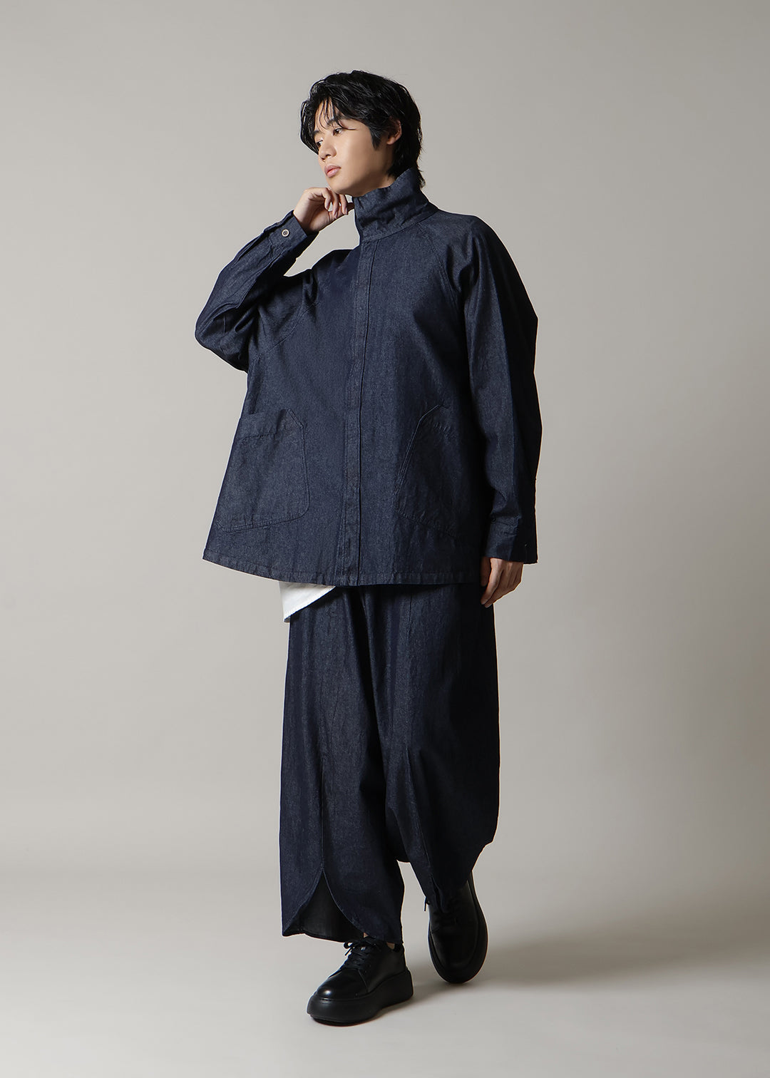 Matou Big A-line Coat Denim