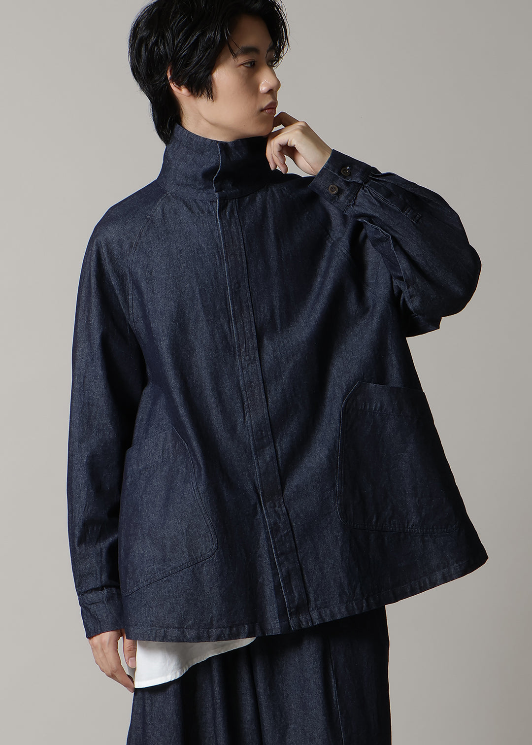 Matou Big A-line Coat Denim