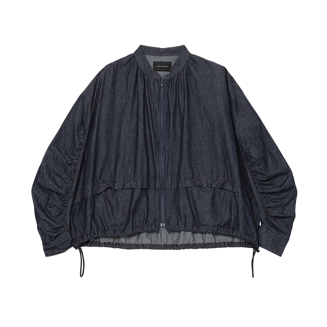 Rhythm Gathered Sleeve Jacket Denim