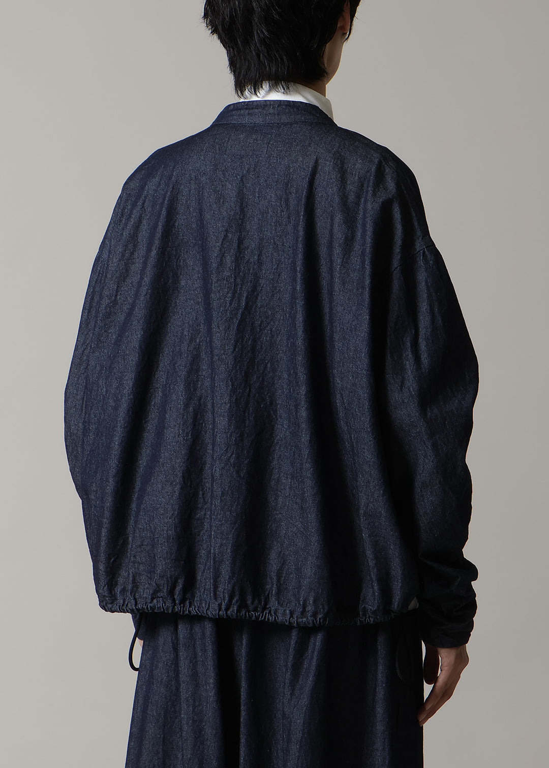 Rhythm Gathered Sleeve Jacket Denim