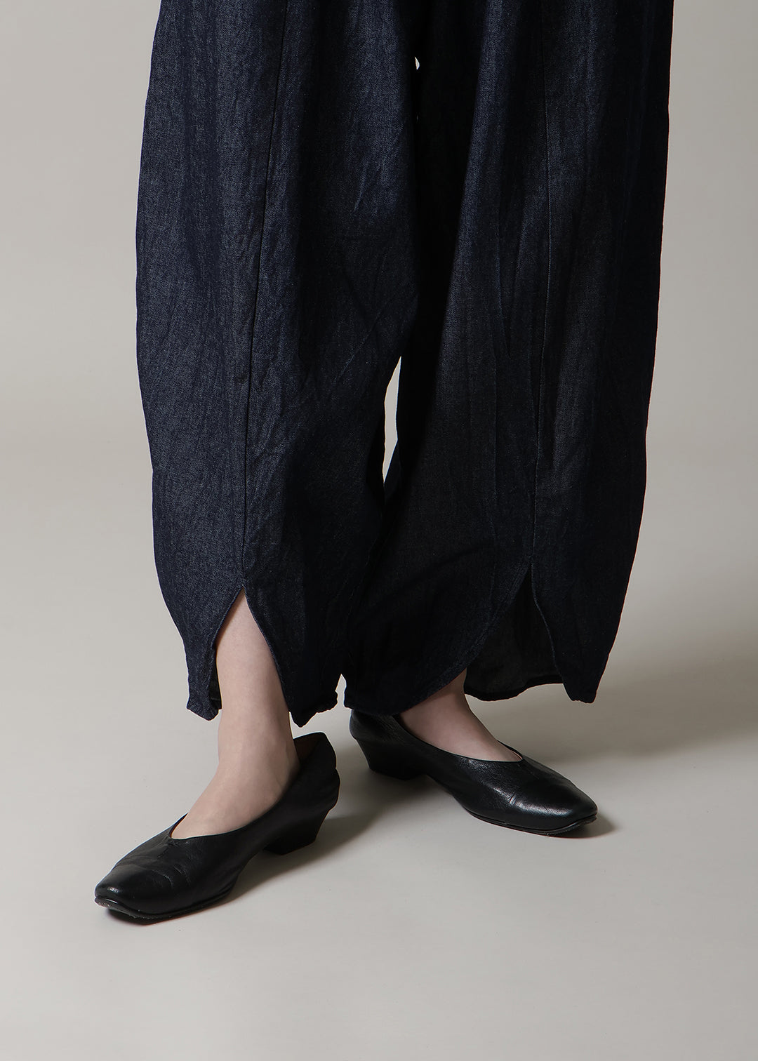 Sculpted Balloon Pants Denim