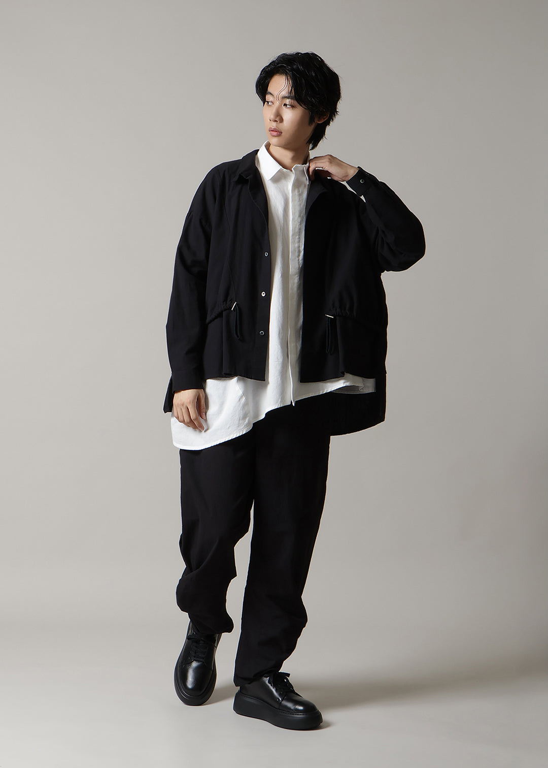 Rhythm Scarf Blouson 56dt Khadi