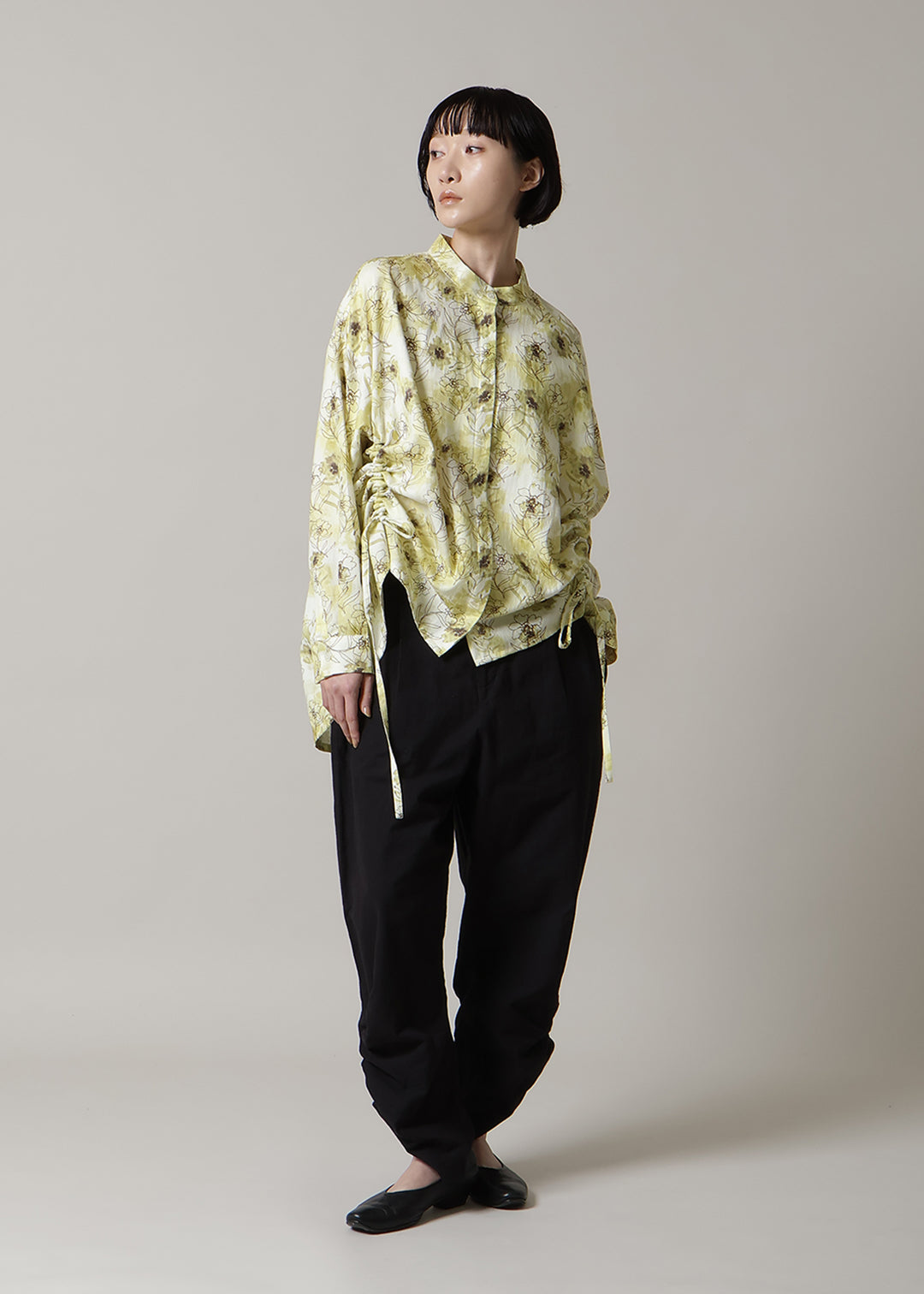 Sculpted Twisted Hem PT 56dt Khadi