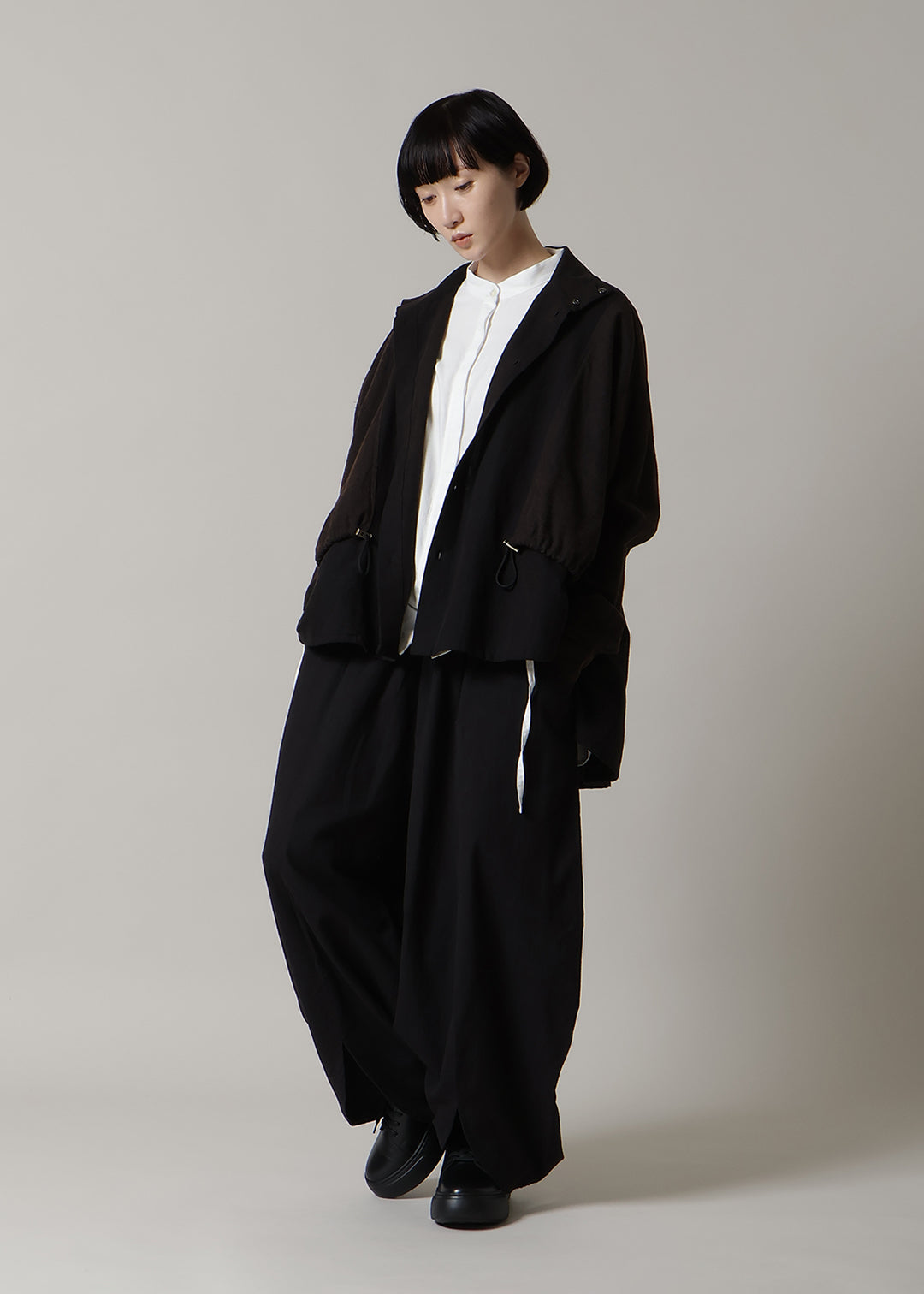 Rhythm Scarf Blouson Washed Khadi