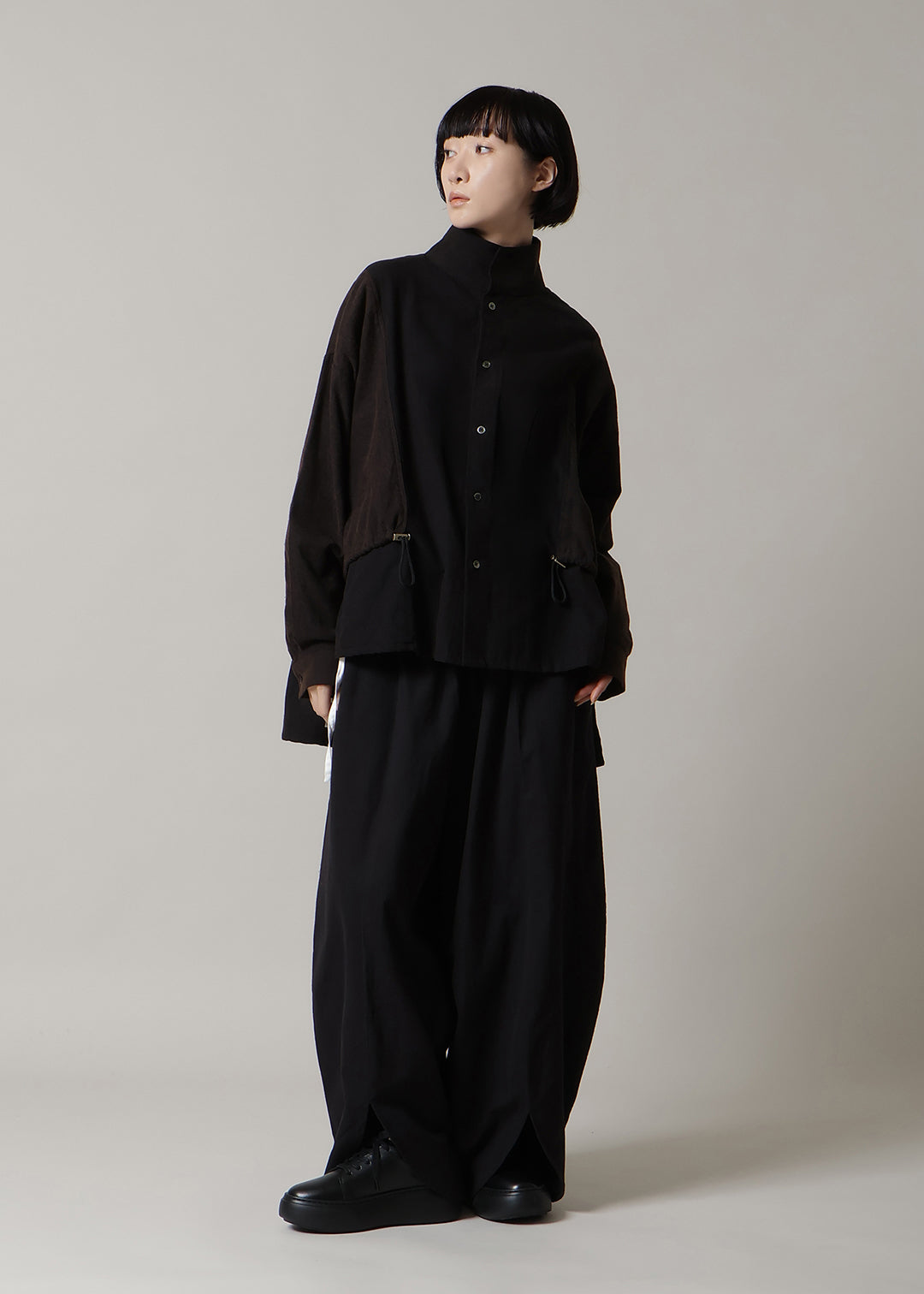 Rhythm Scarf Blouson Washed Khadi