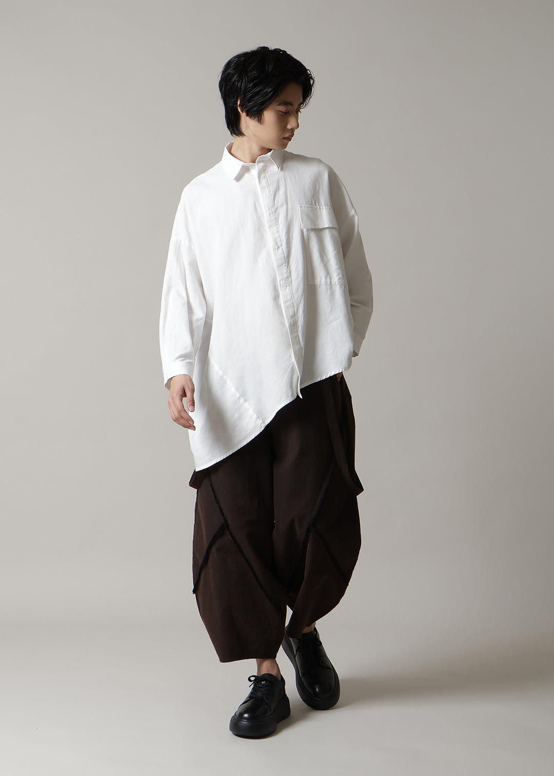 Sculpted Suspender PT Washed Khadi