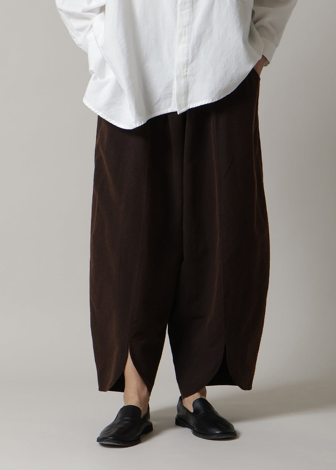 Sculpted Balloon Pants Washed Khadi