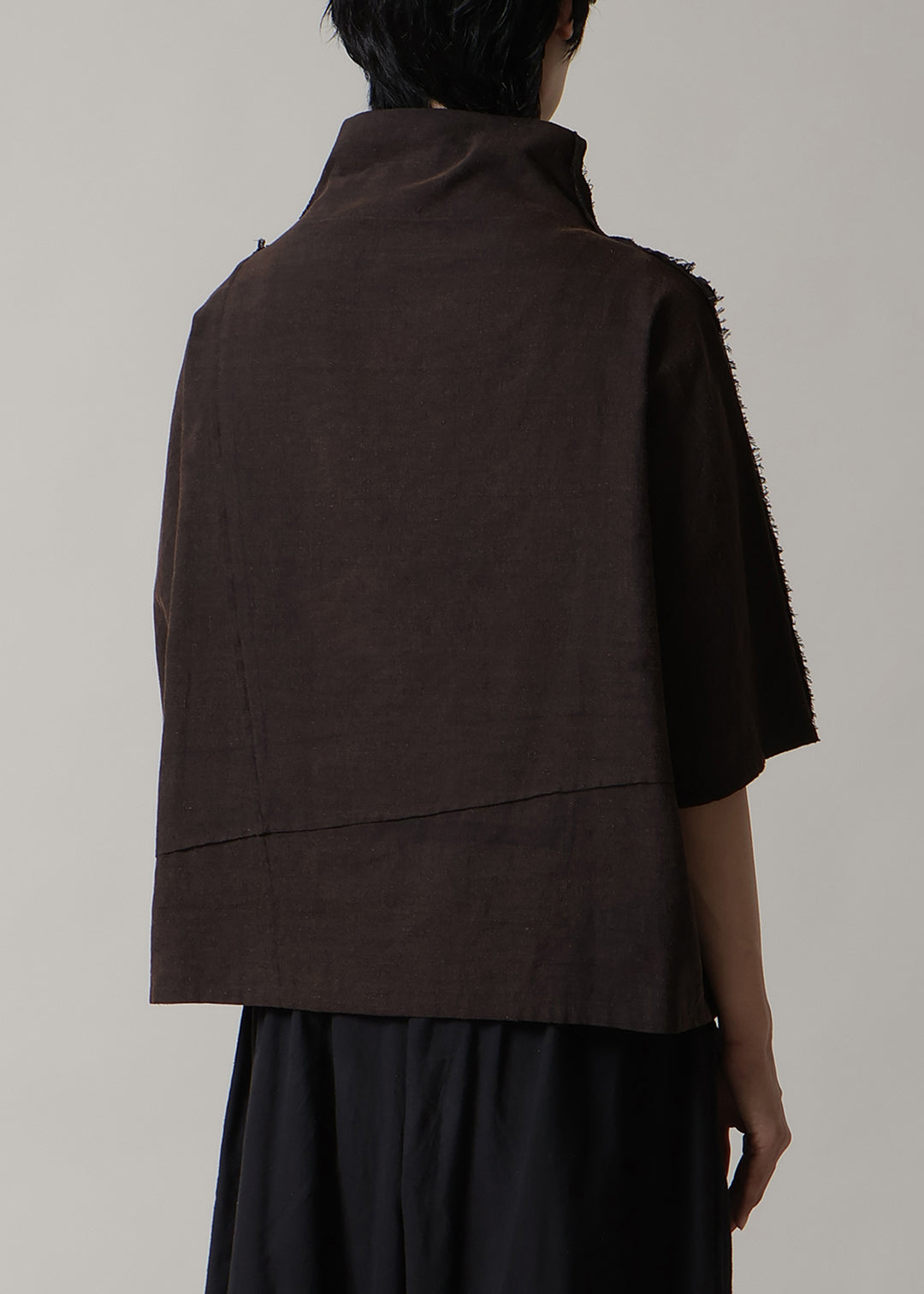 Sculpted Dolman Tops Washed Khadi