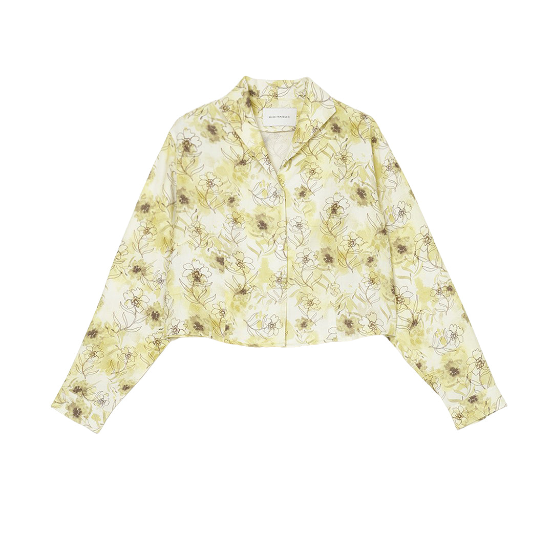 Kaname Shawl Collar SH Print Khadi