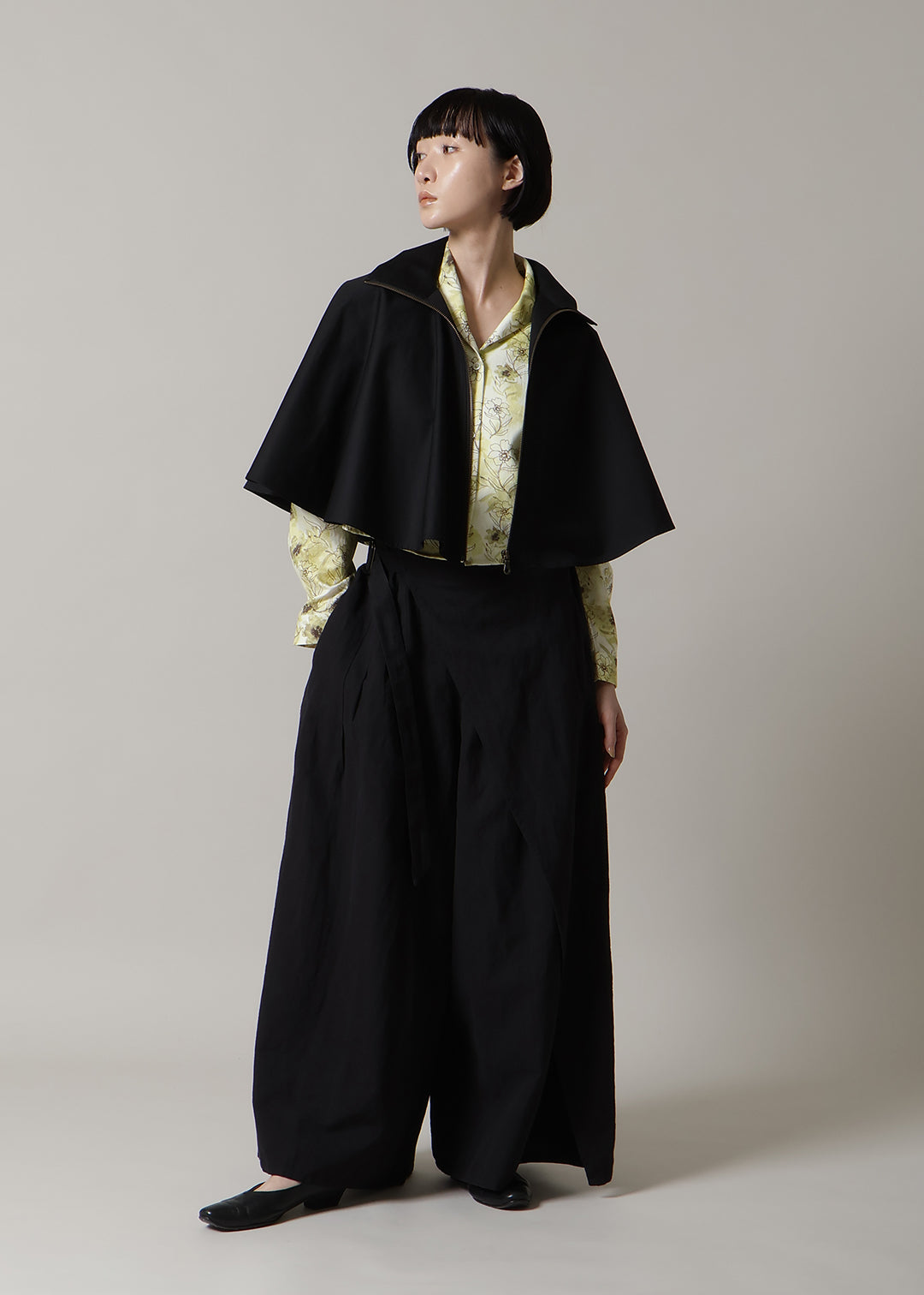 Sculpted Wrap Pants Linen Khadi