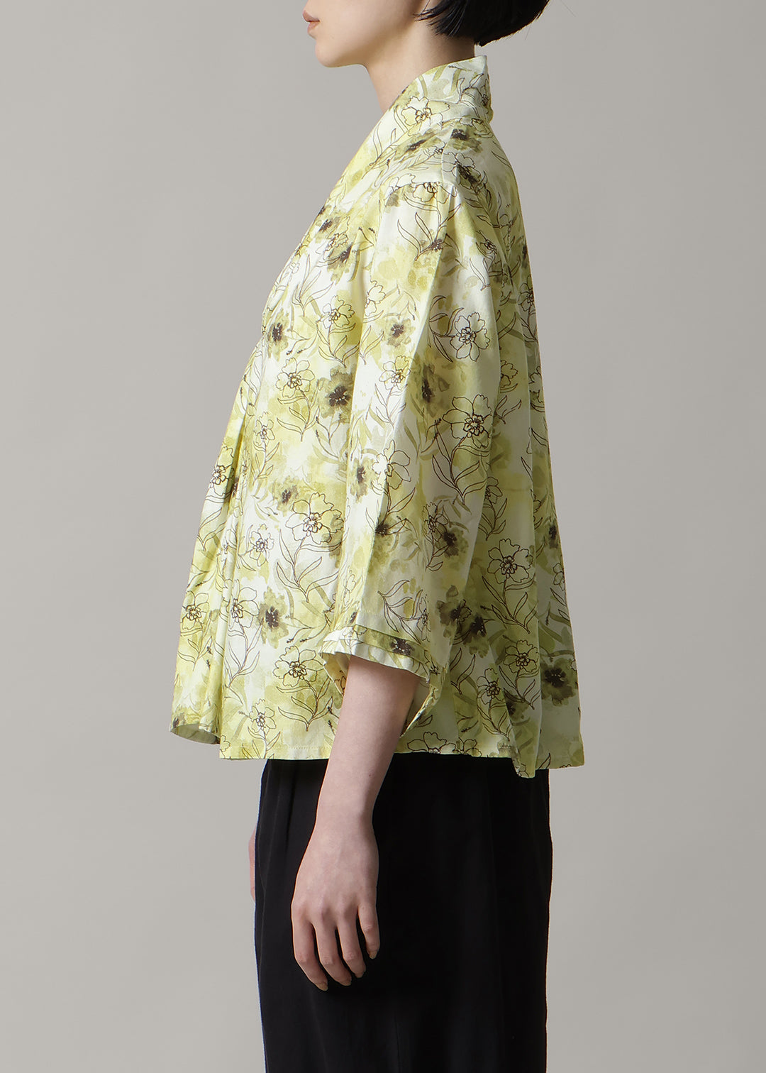 Sculpted Twist Neck TP Print Khadi