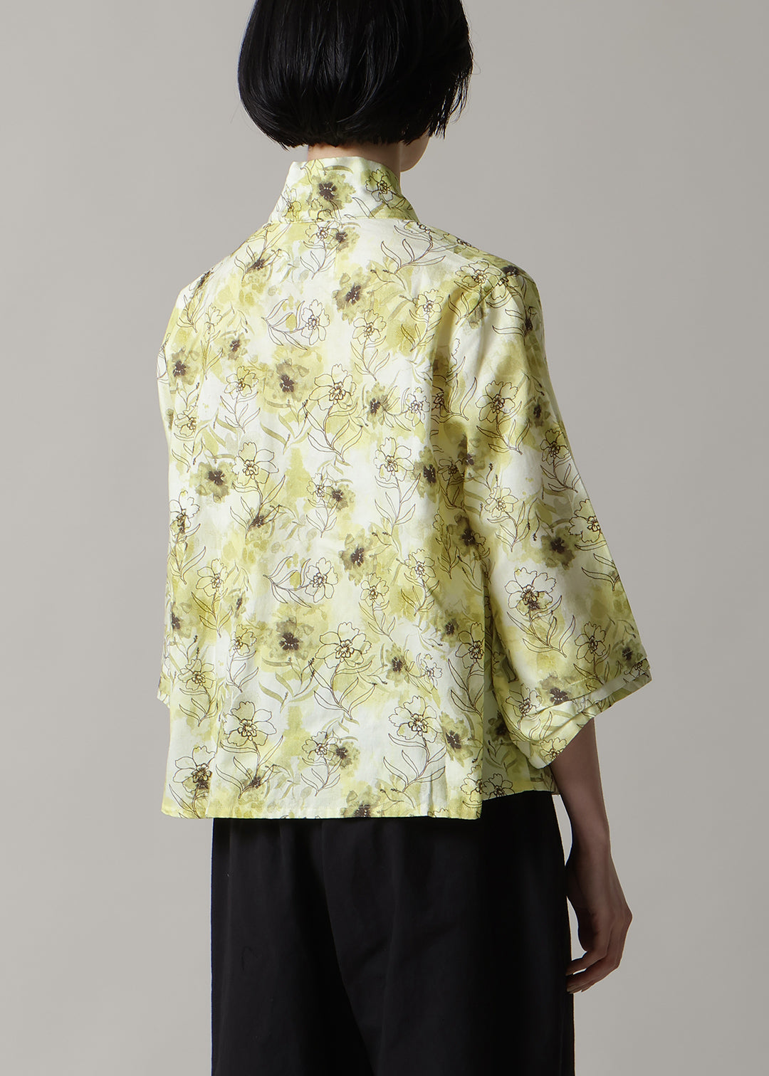 Sculpted Twist Neck TP Print Khadi