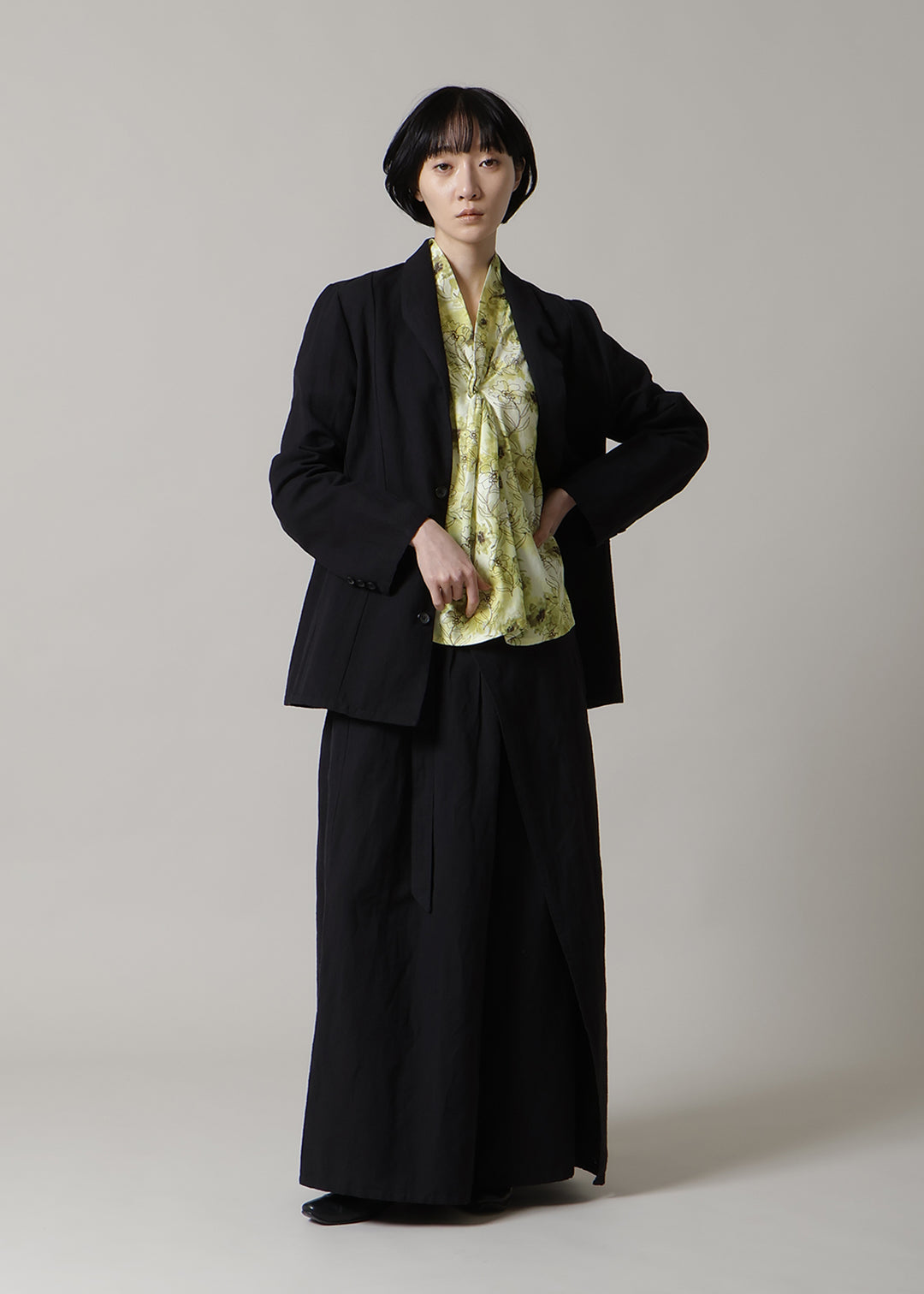 Sculpted Twist Neck TP Print Khadi