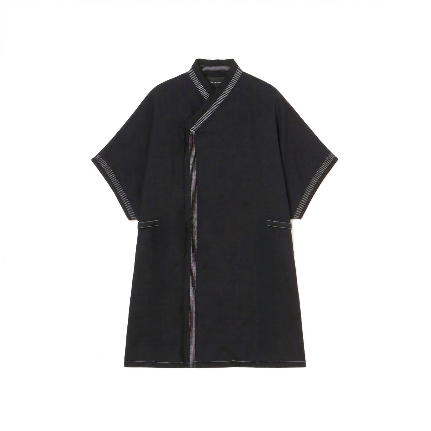 Matou Stitched Long Vest 56tw Khadi