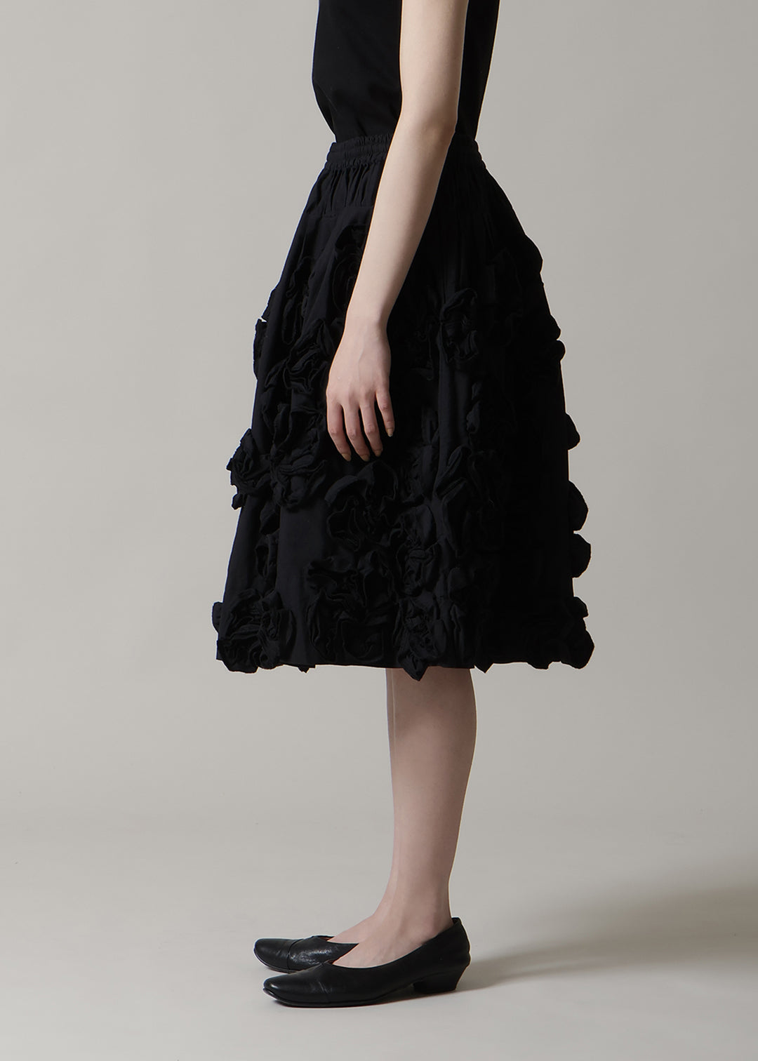 Bloom Volume Flower Skirt Cotton