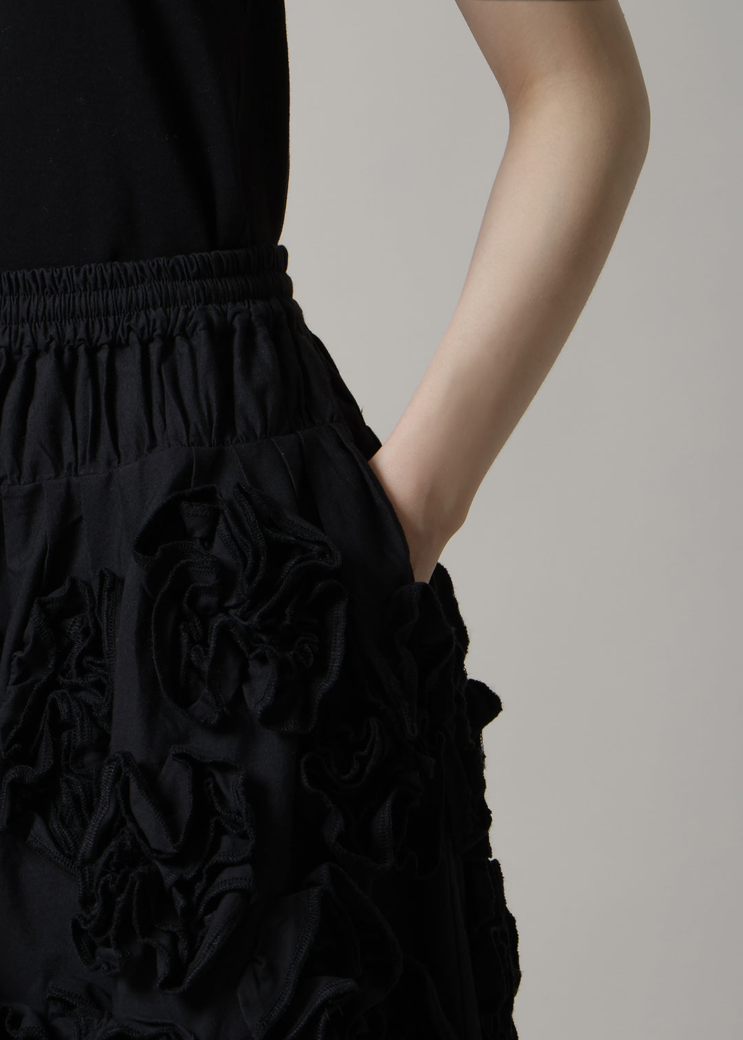 Bloom Volume Flower Skirt Cotton