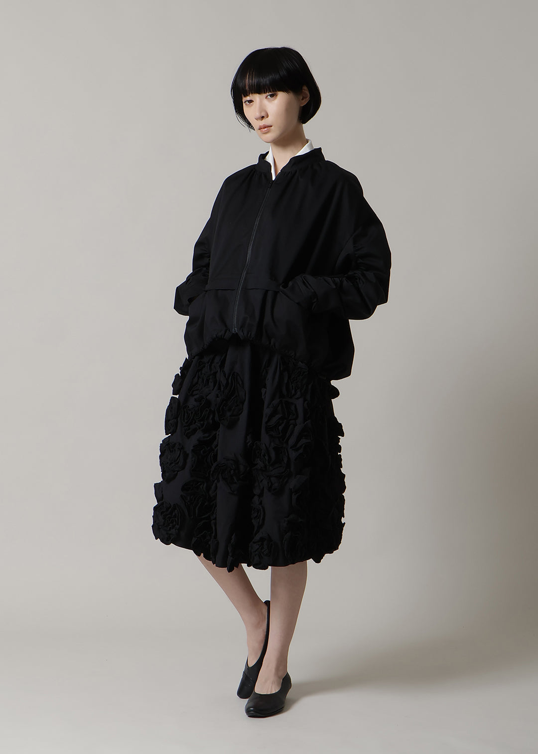 Bloom Volume Flower Skirt Cotton