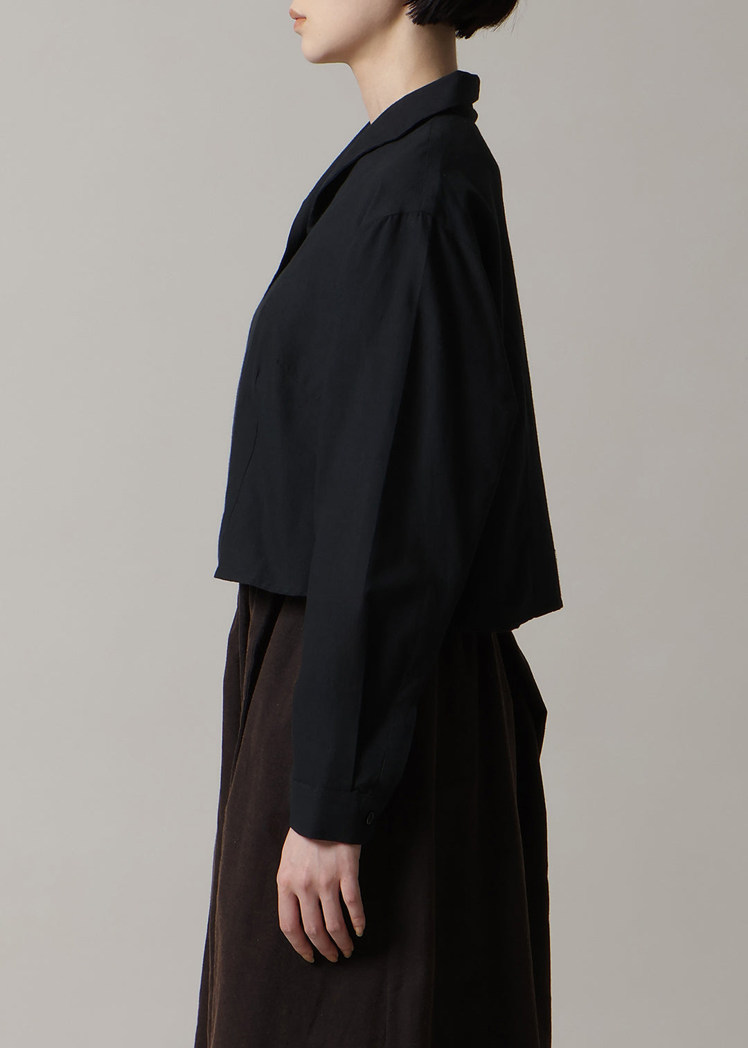 Kaname Shawl Collar SH 100dt khadi