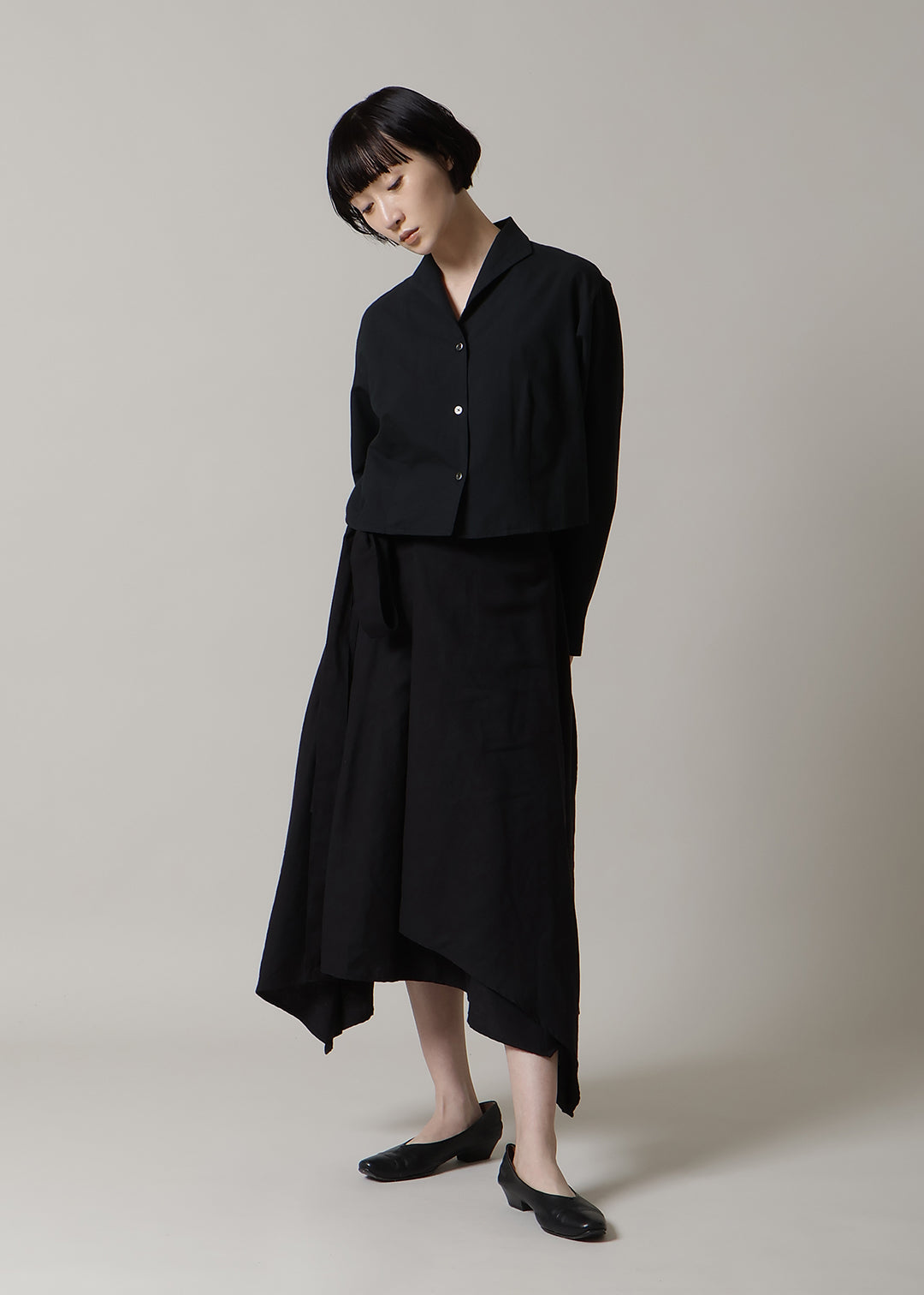 Kaname Shawl Collar SH 100dt khadi