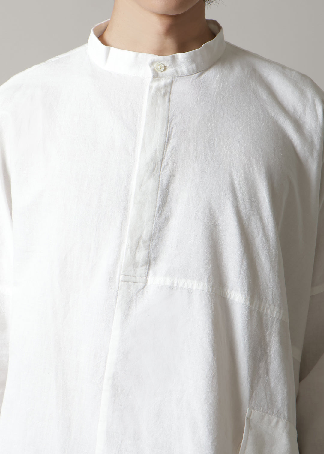 Asymme Patchwork Shirt 100dt khadi