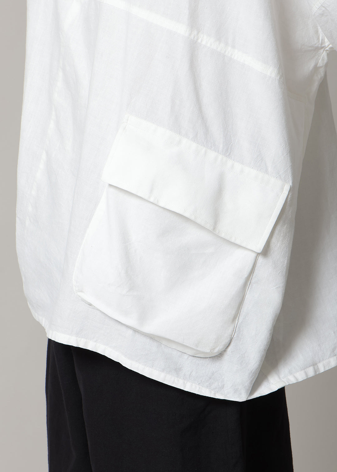 Asymme Patchwork Shirt 100dt khadi